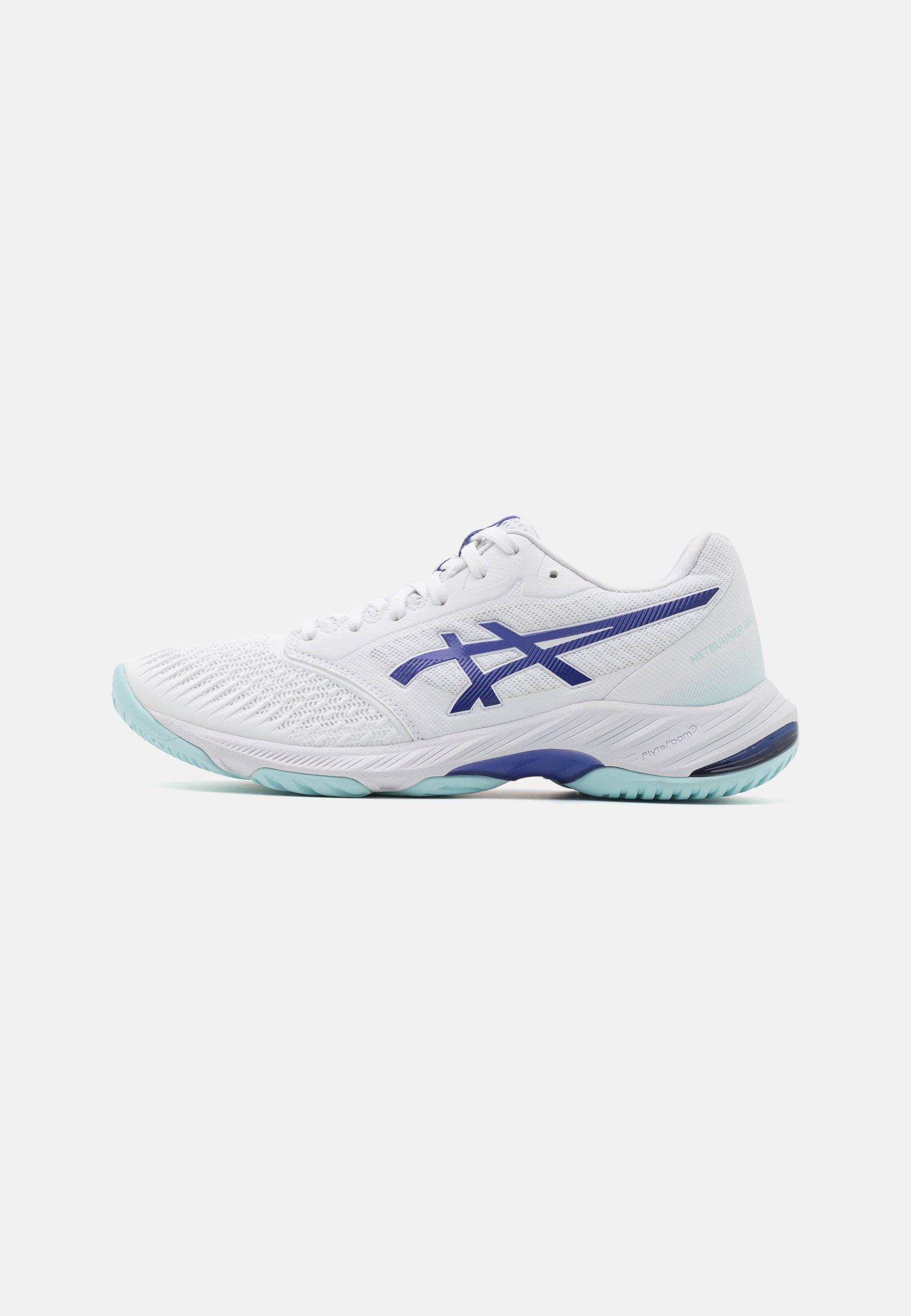 ASICS NETBURNER BALLISTIC FF 3 - Volleyball shoes - white/blue violet/white