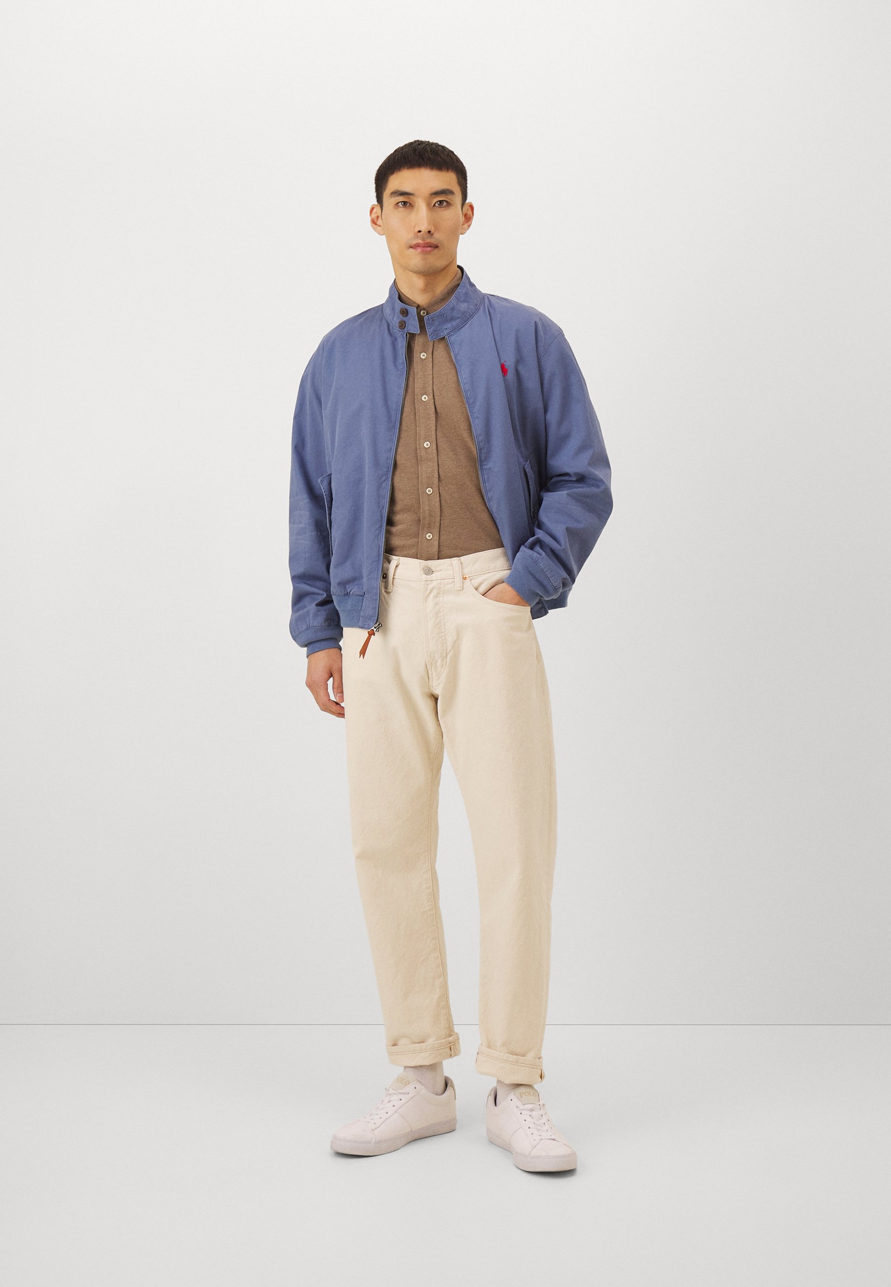 Polo Ralph Lauren CITY LINED  - Bomber Jacket - carson blue/light blue