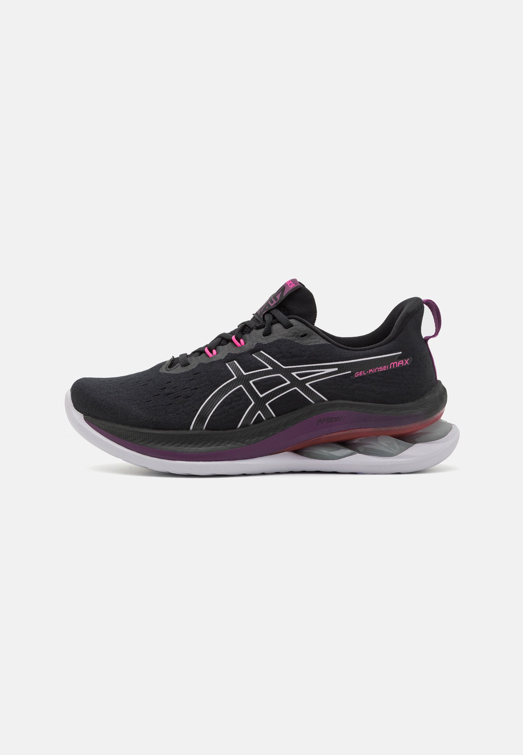 ASICS KINSEI MAX - Neutral running shoes - black/lilac hint/black