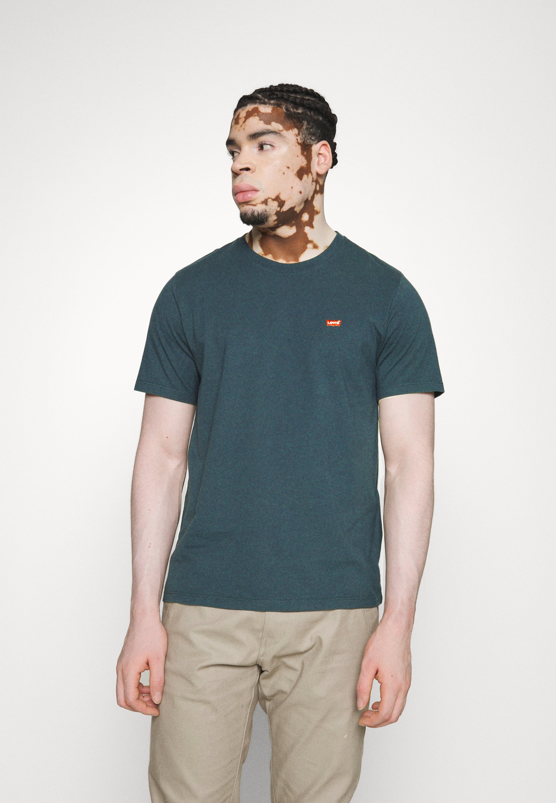 Levi's® ORIGINAL  - Print T-shirt - darkest spruce/dark green