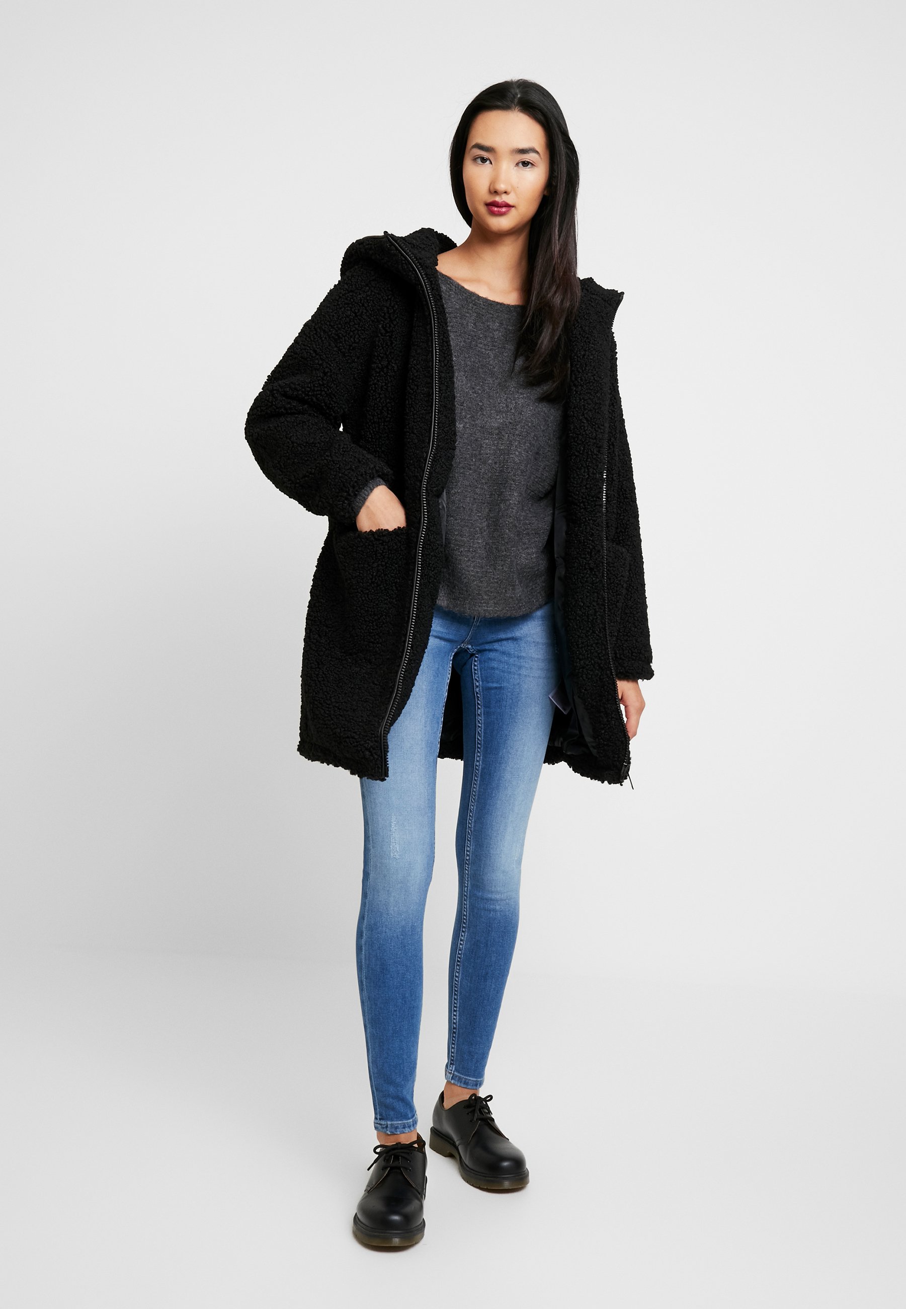 ONLY ONLDANIELLA L/S NOOS - Jumper - dark grey melange/mottled grey