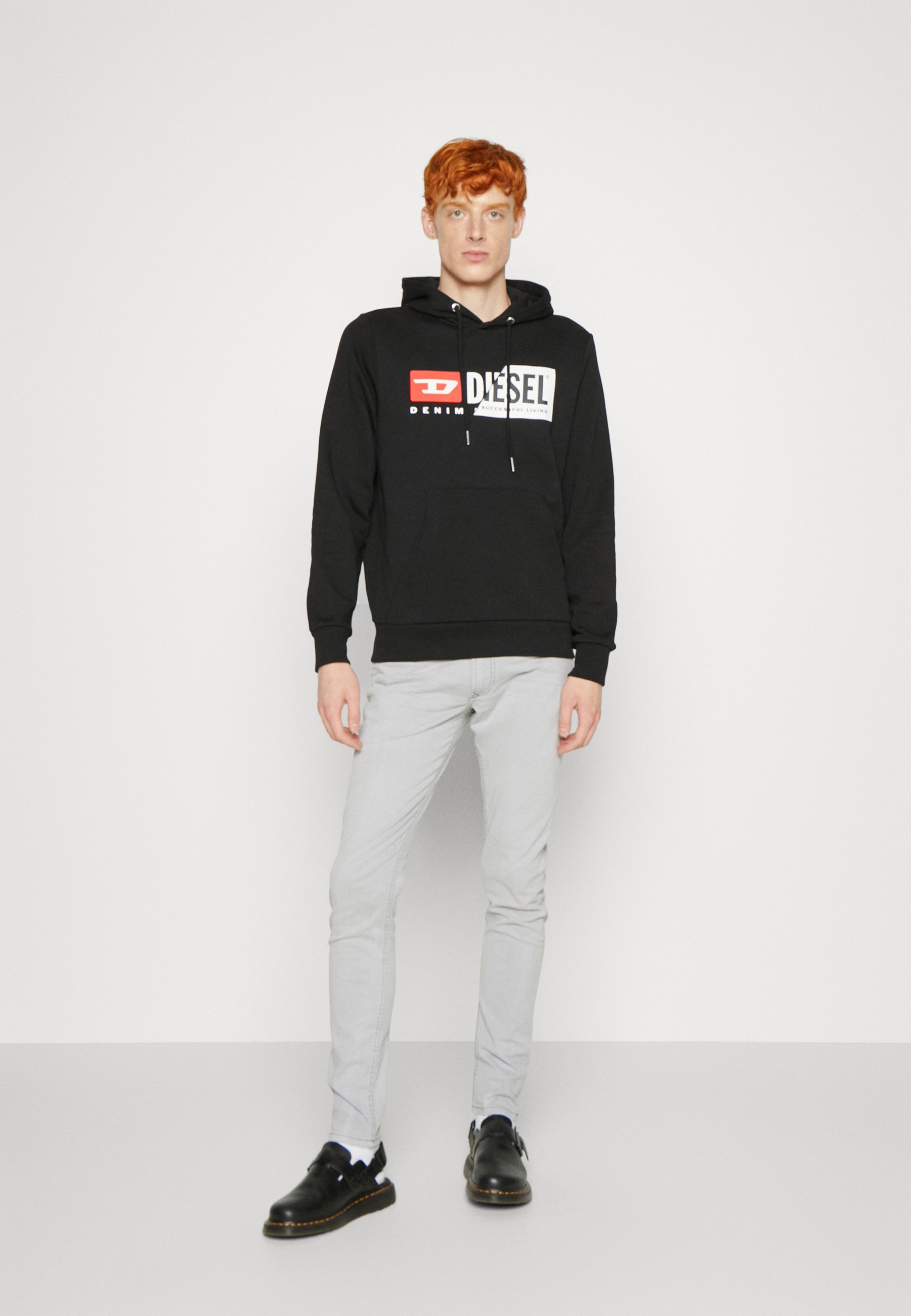 Diesel GIRK HOOD CUTY - Hoodie - black