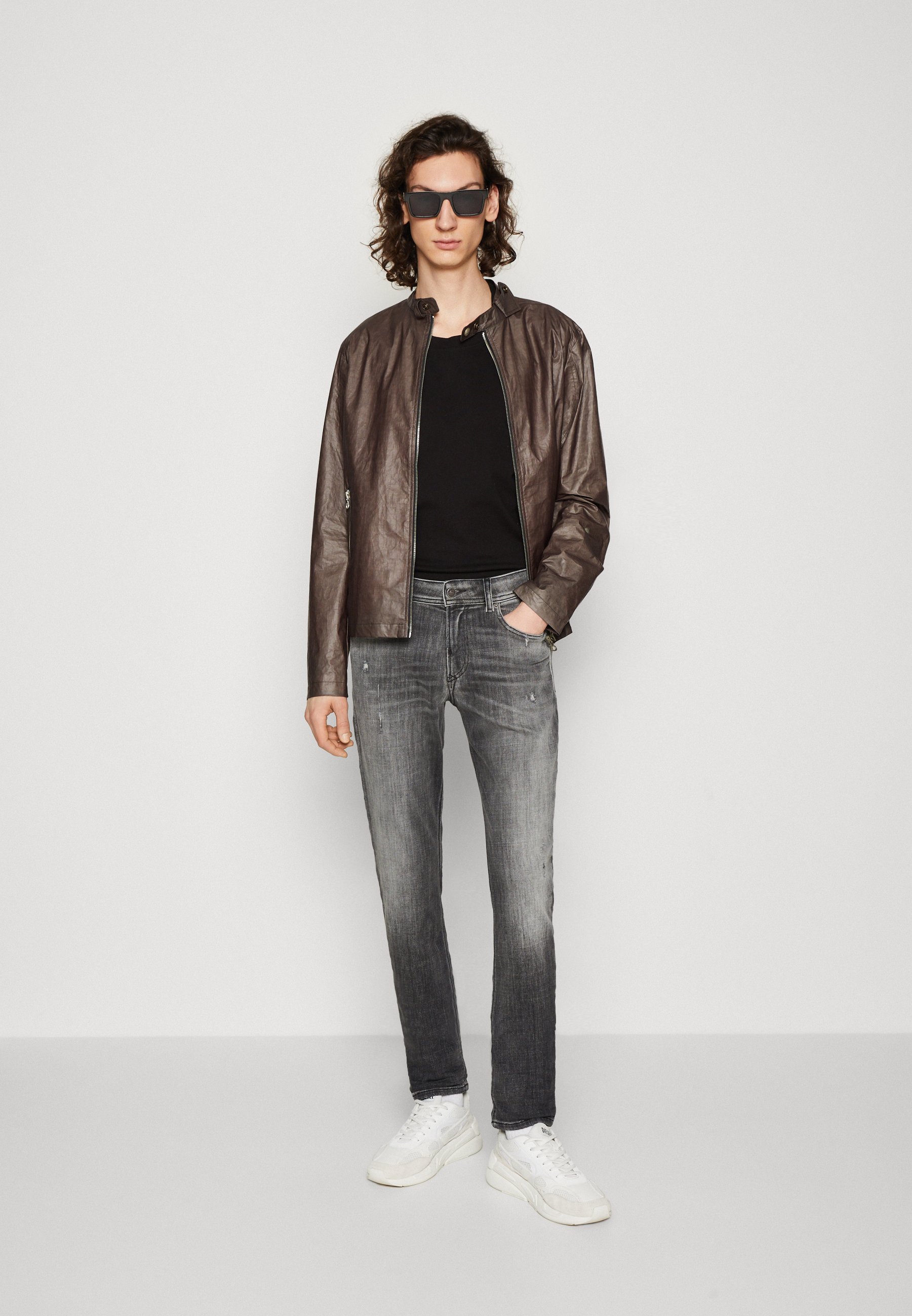 Diesel 1979 SLEENKER - Jeans Skinny Fit - black/gray/grey denim