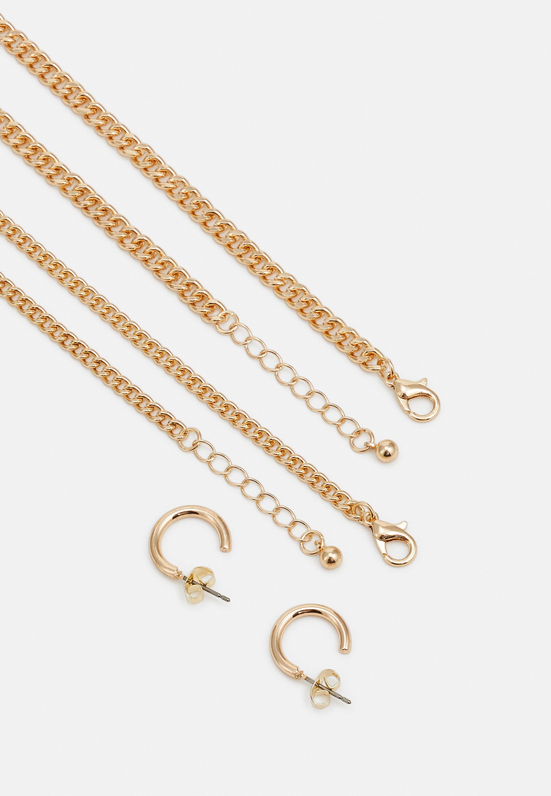 Jack &Jones JACNEO GIFTBOX UNISEX SET  - Earrings - gold-coloured