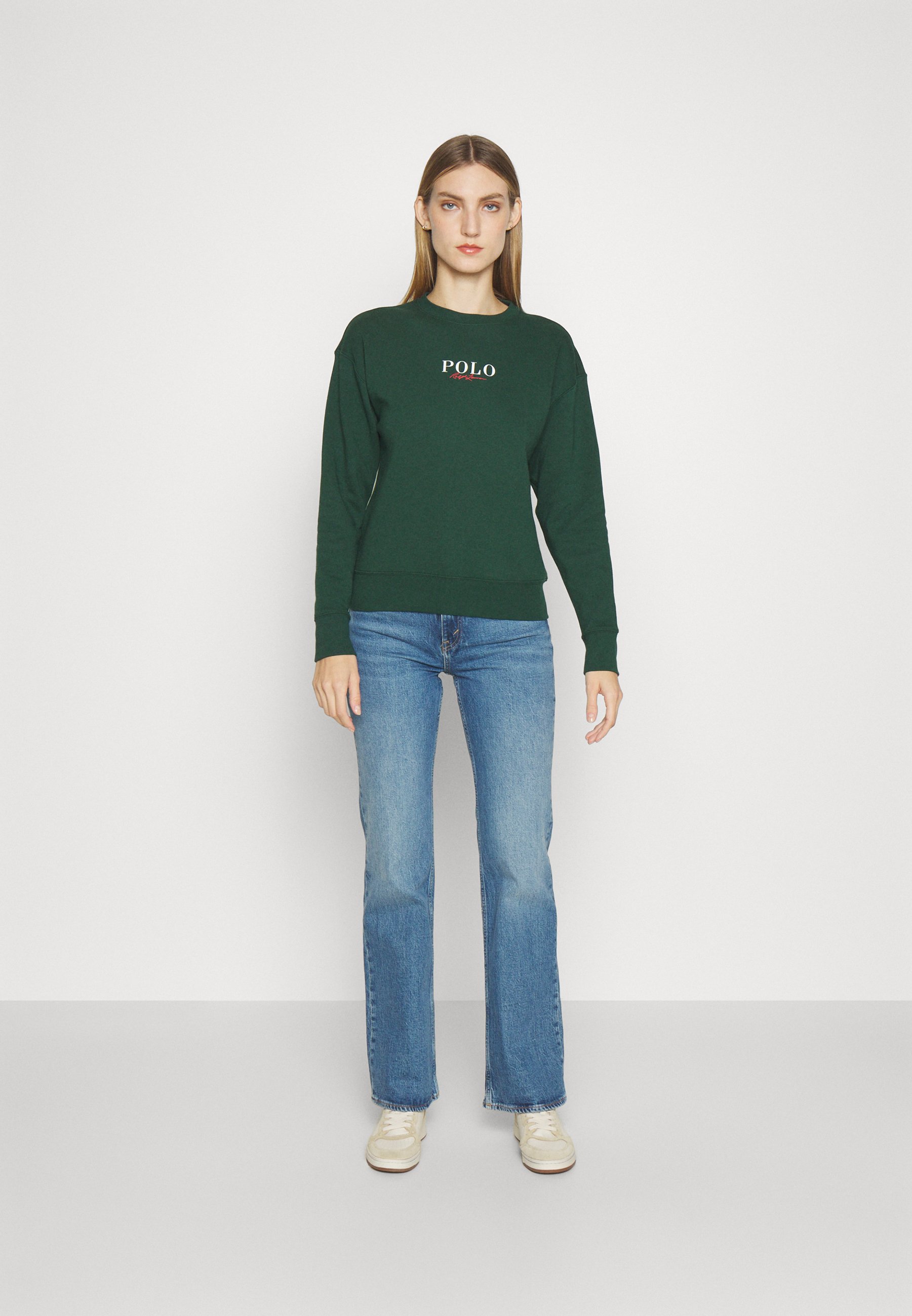Polo Ralph Lauren LOGO CREWNECK - Sweatshirt - college green/green
