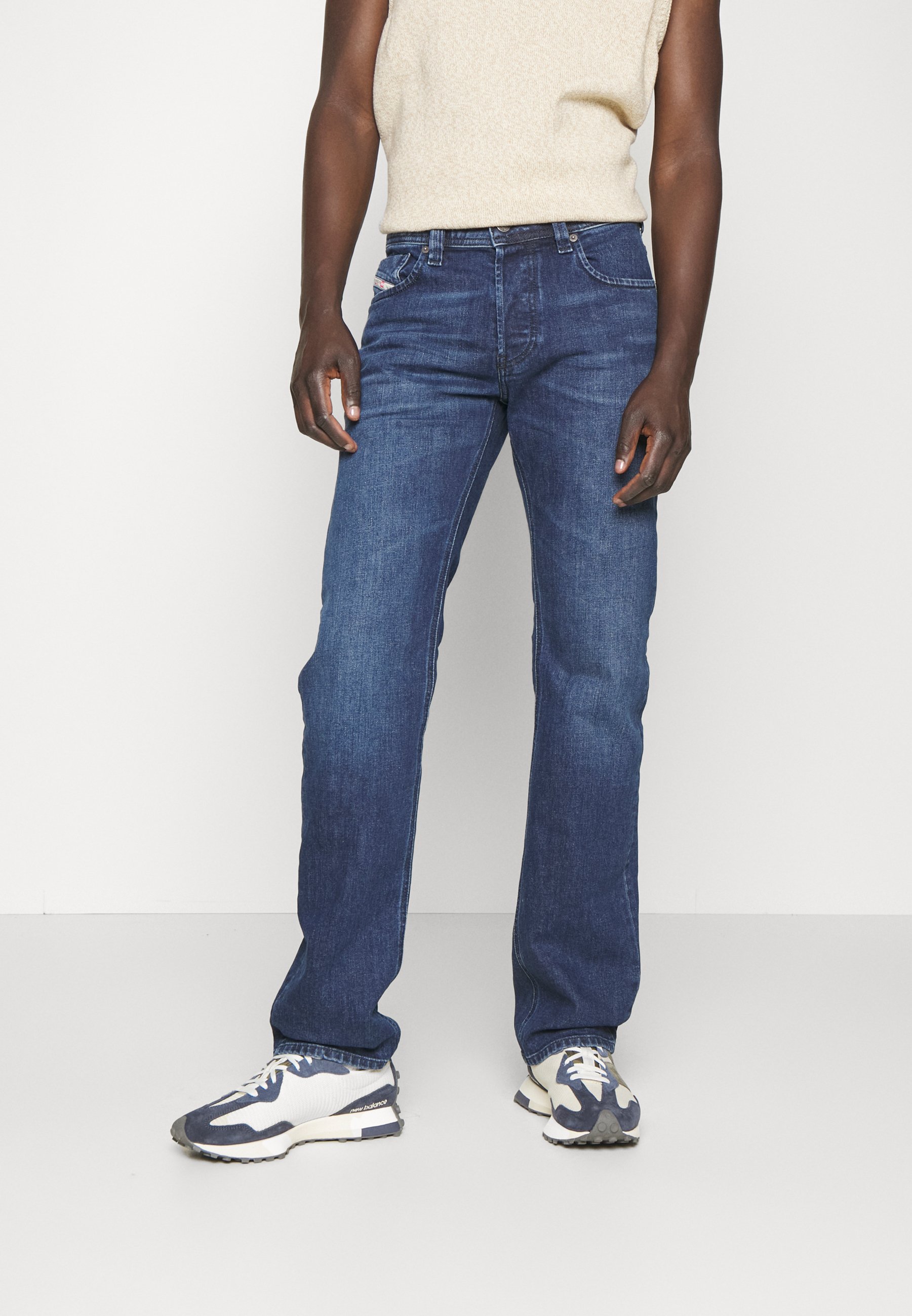 Diesel LARKEE - Straight leg jeans - dark blue/dark-blue denim