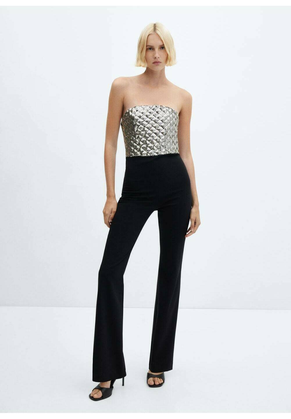Mango BASTIAN - Jumpsuit - czarny/black
