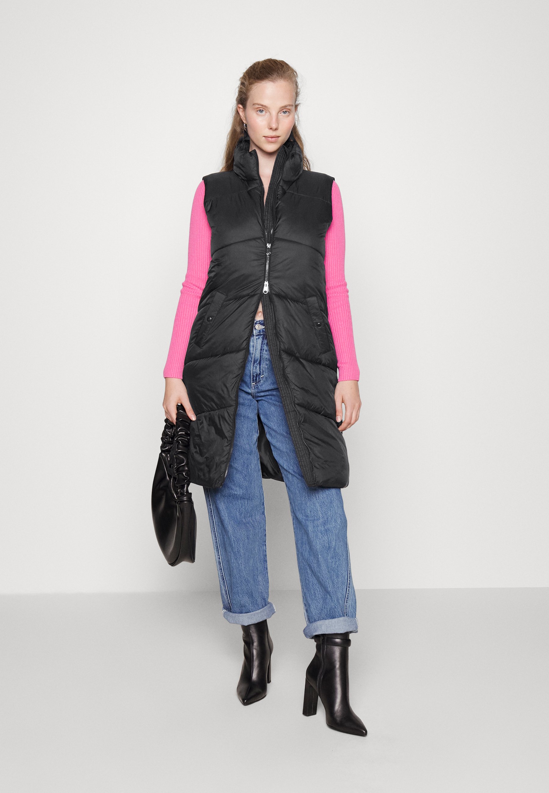 Vero Moda UPPSALA NOOS - Waistcoat - black