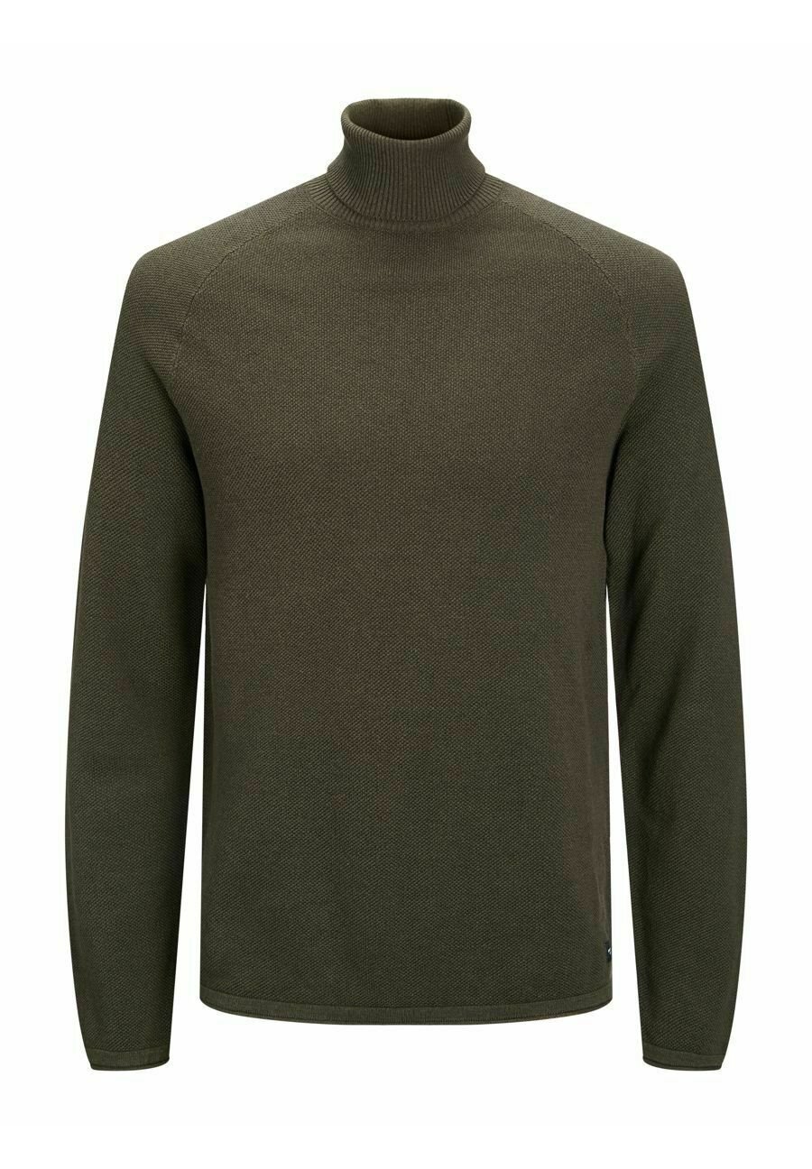 Jack &Jones JEHILL ROLL NECK NOOS - Jumper - olive night/olive