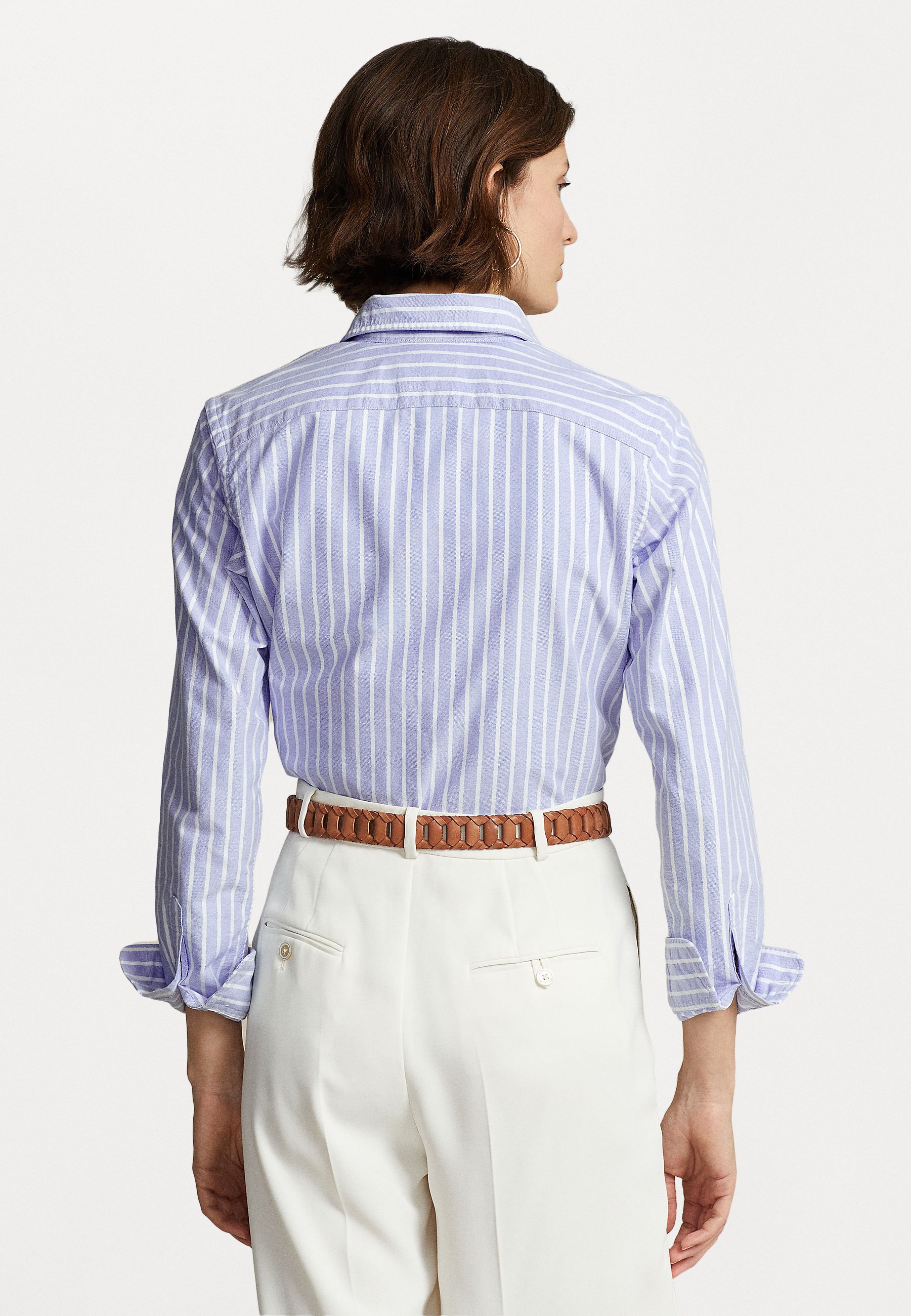 Polo Ralph Lauren OXFORD SHIRT - Button-down blouse - blue/white/white