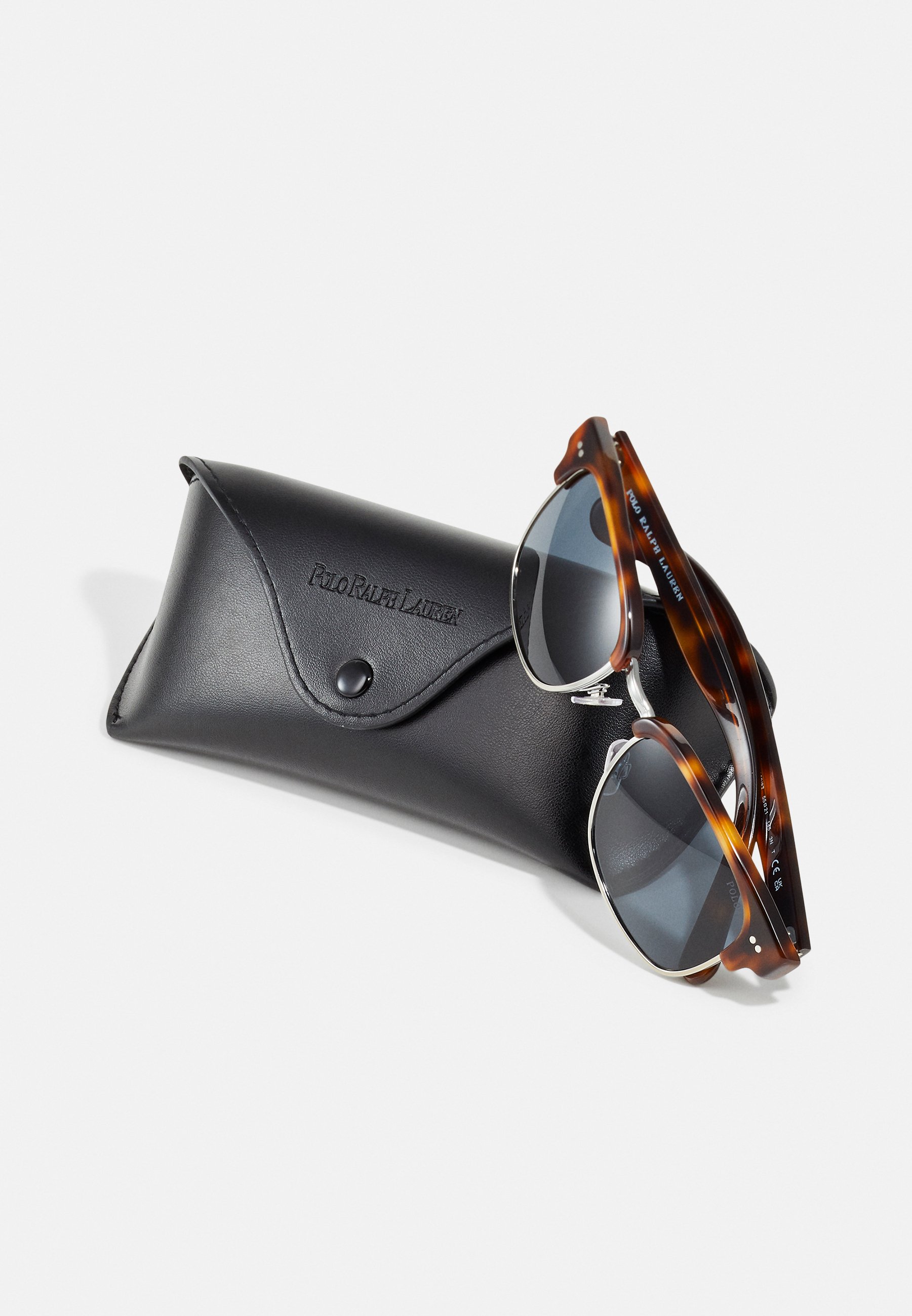 Polo Ralph Lauren UNISEX - Sunglasses - SHINY RED HAVANA/brown