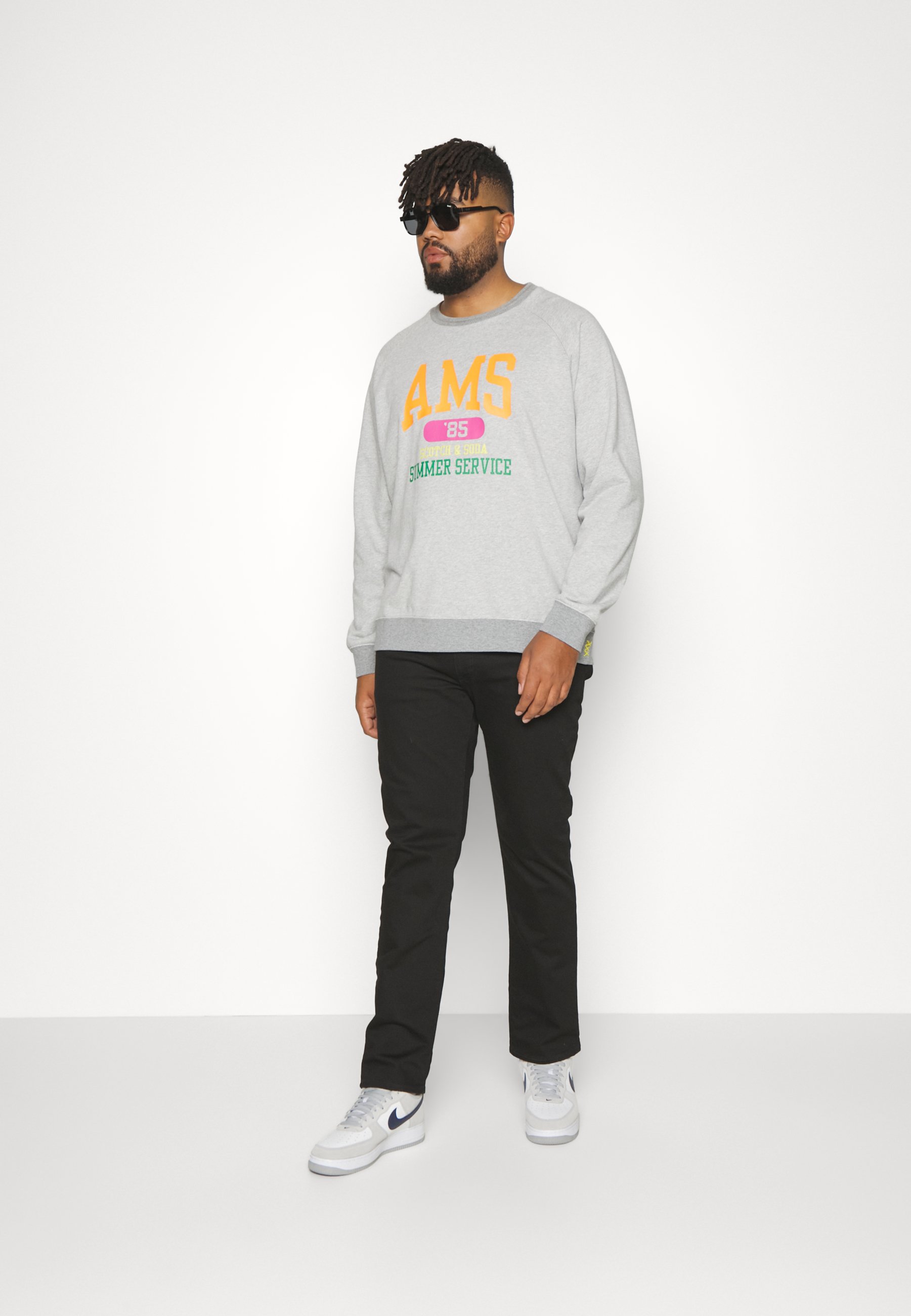 Scotch & Soda VINTAGE - Sweatshirt - grey melange/grey
