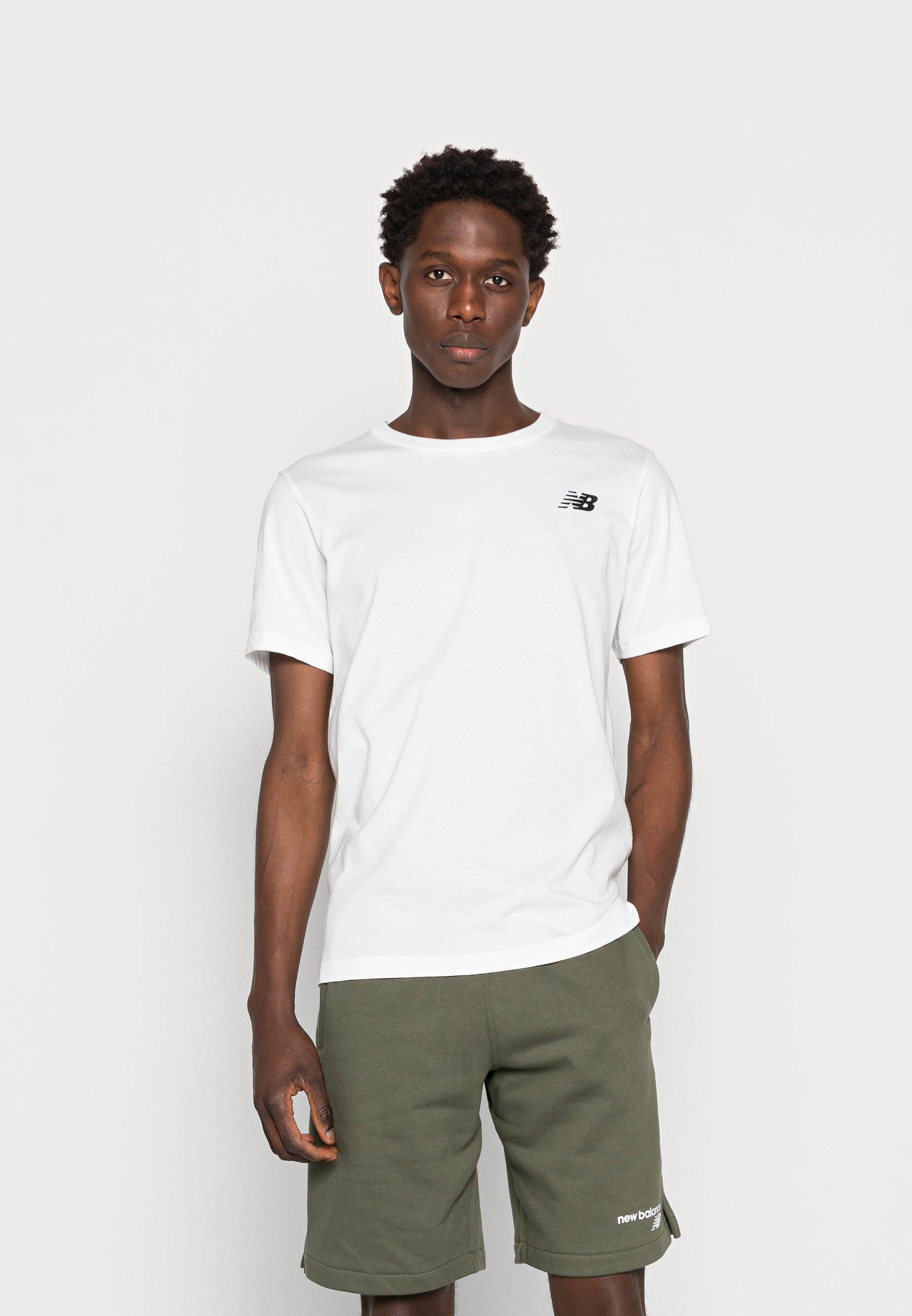 NB CLASSIC ARCH TEE - Print T-shirt - white