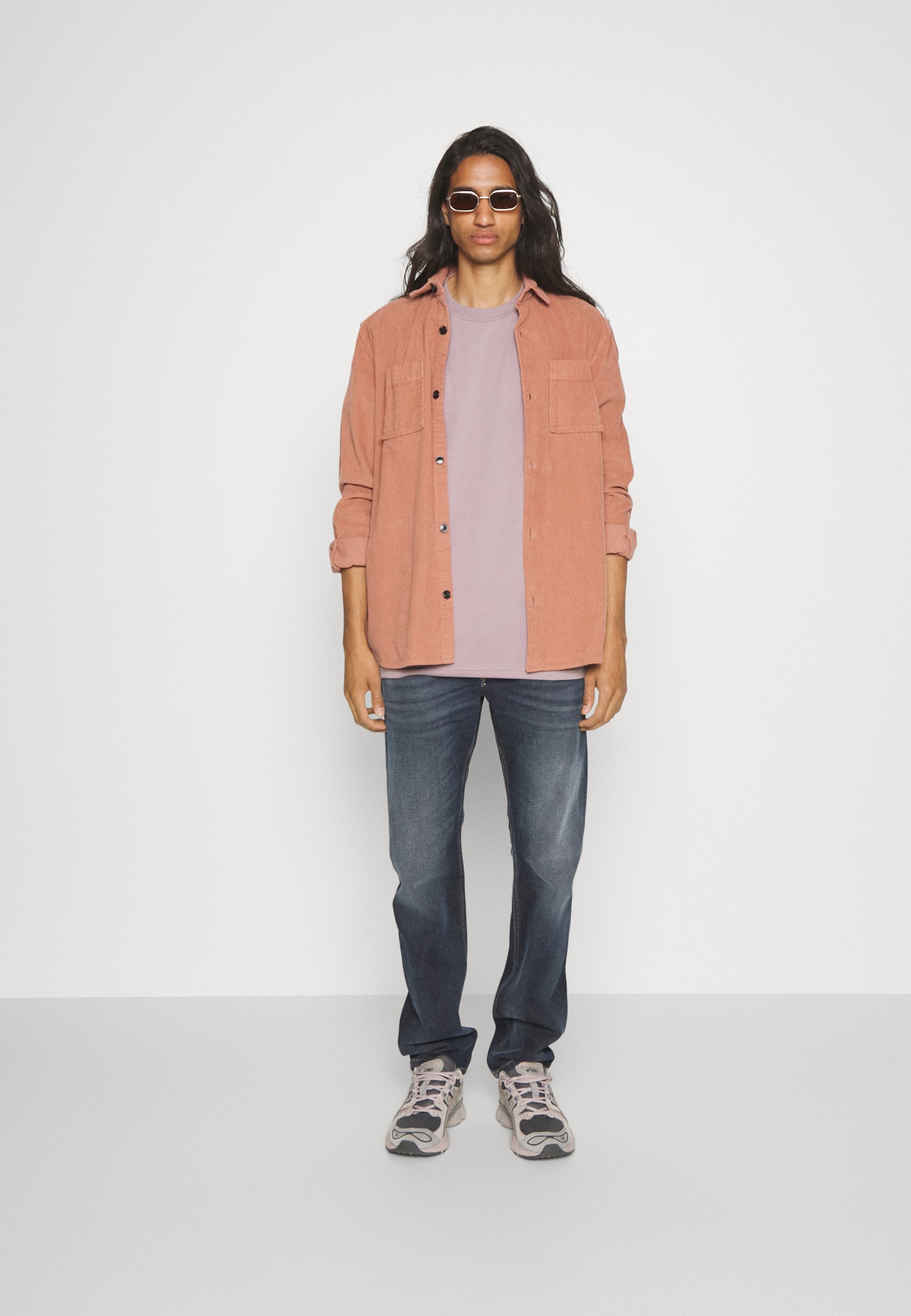 Diesel SAFADO-X - Straight leg jeans - dark-blue denim
