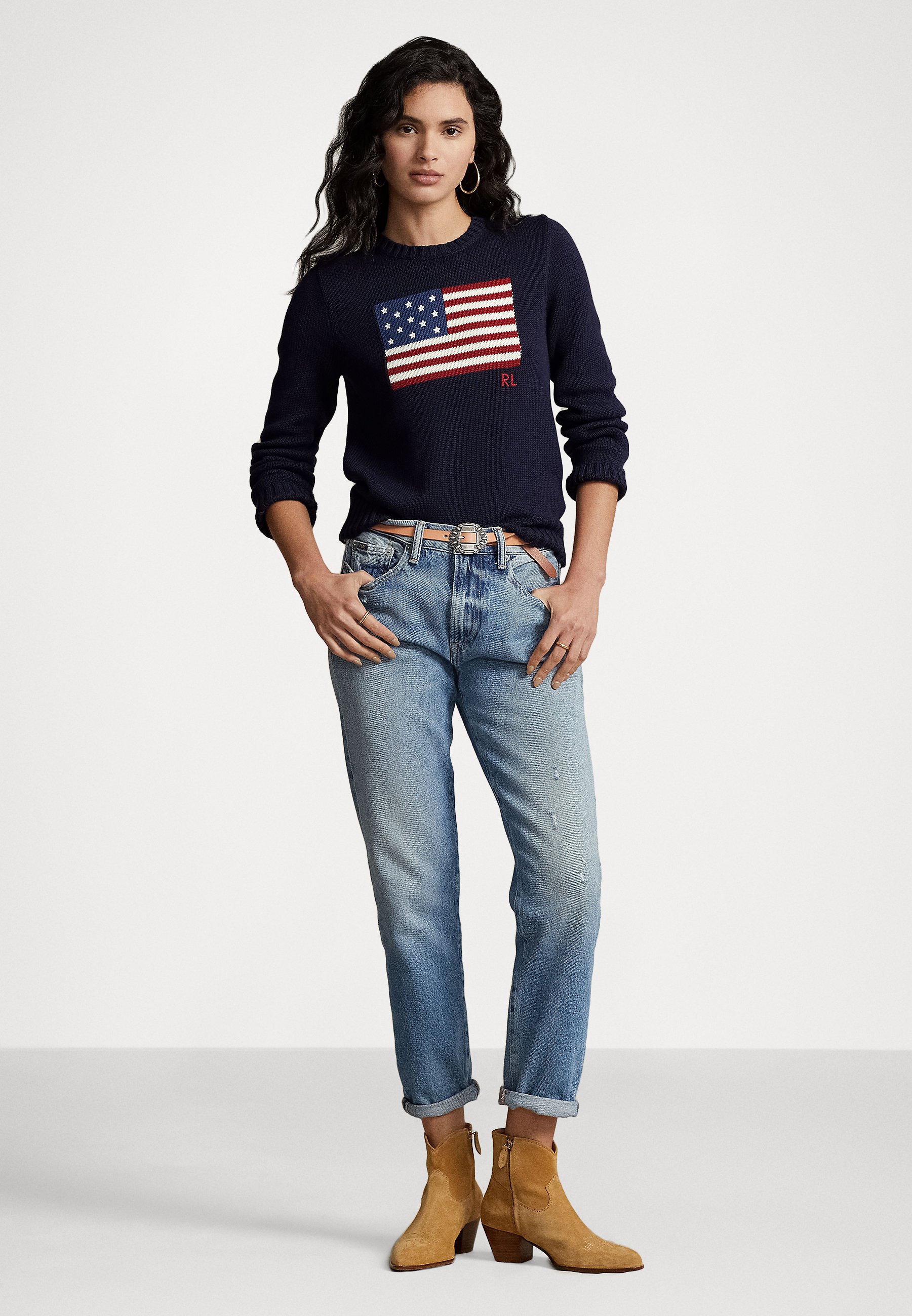 Polo Ralph Lauren FLAG  - Jumper - navy/blue