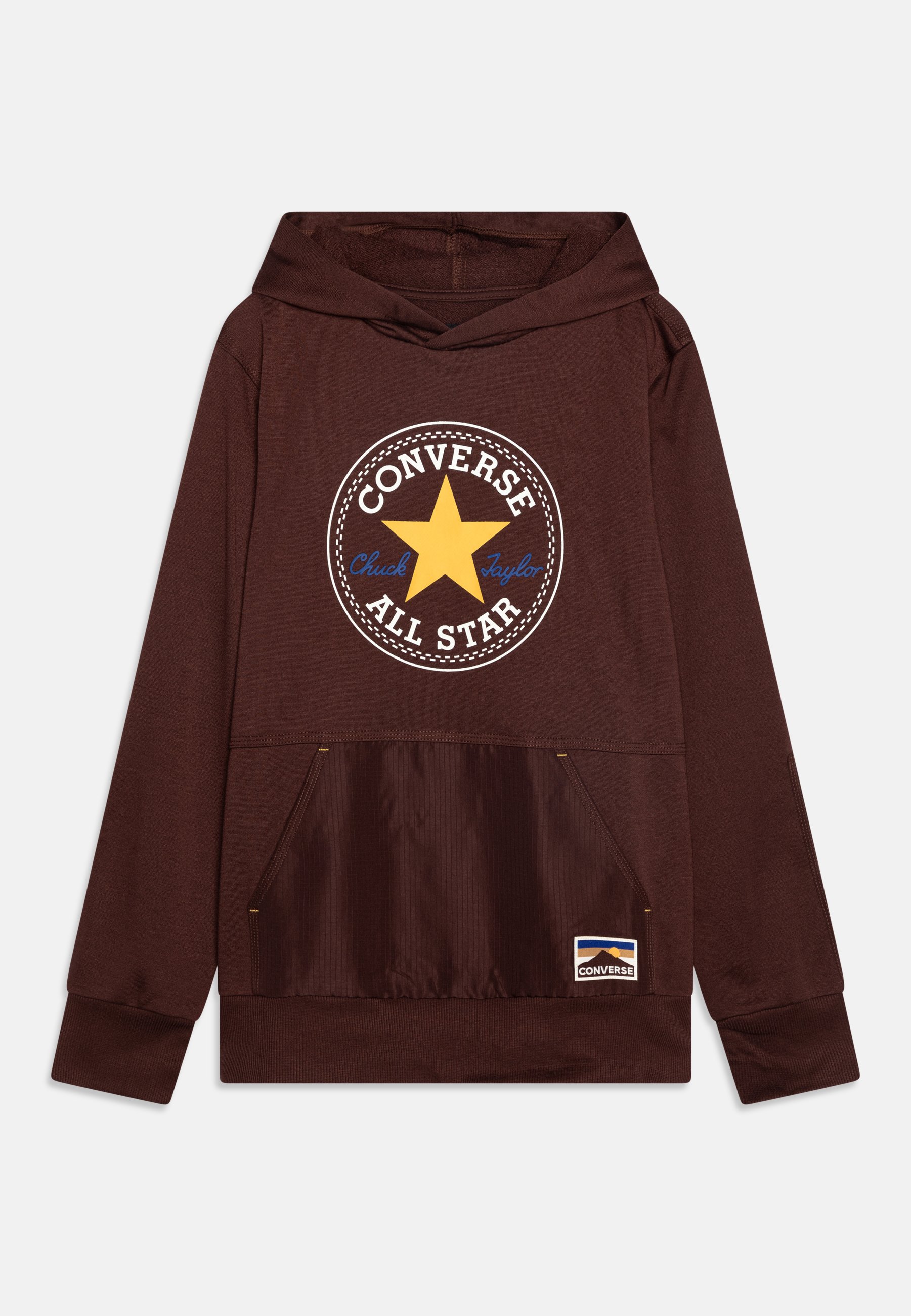 Converse GEARED UP BLOCKED MIX UNISEX - Hoodie - eternal earth/dark brown