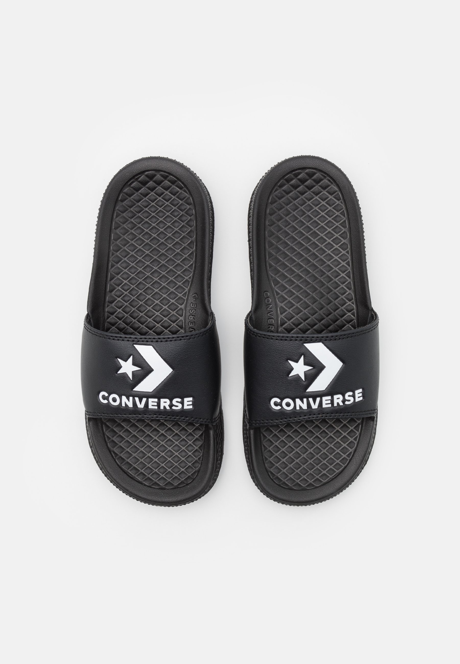 Converse ALL STAR SLIDE - Pool slides - black/white/black/black