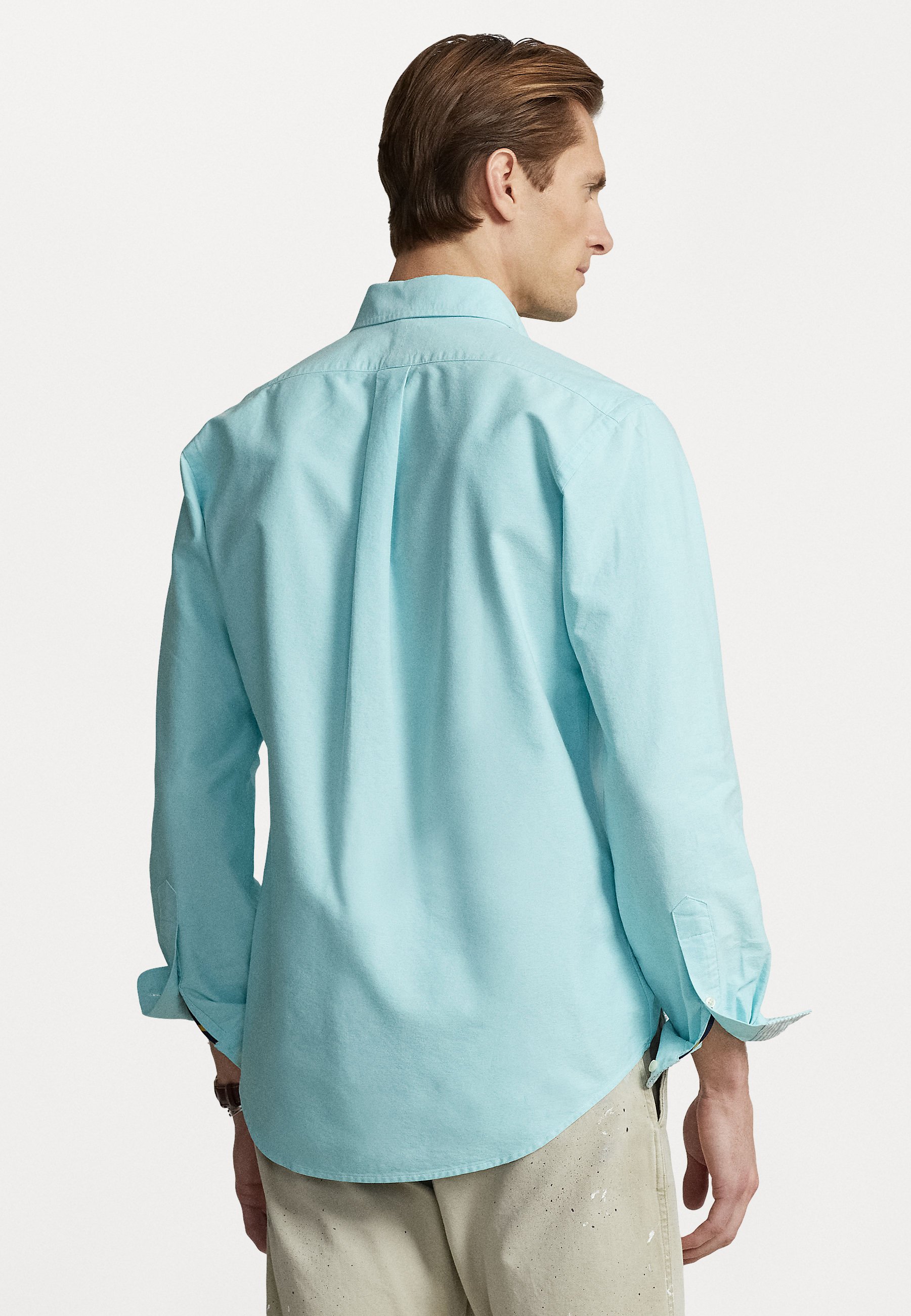 Polo Ralph Lauren SLIM FIT OXFORD SHIRT - Shirt - aegean blue/light blue