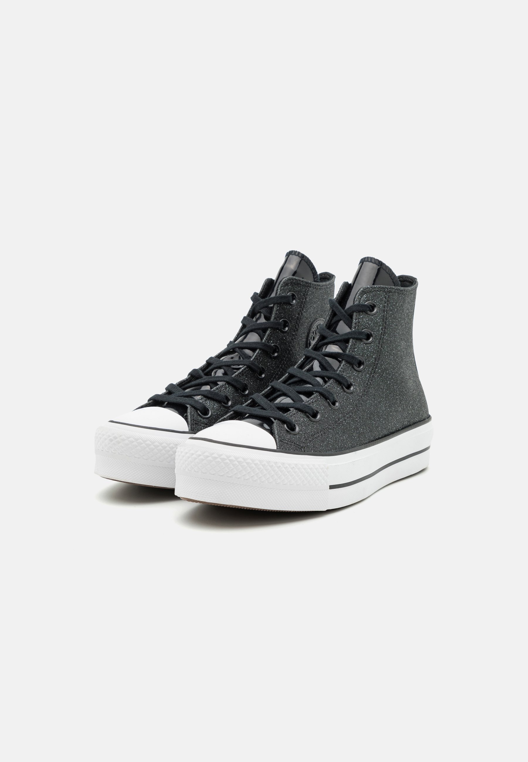 Converse CHUCK TAYLOR ALL STAR LIFT PLATFORM SPARKLE PARTY - High-top trainers - black
