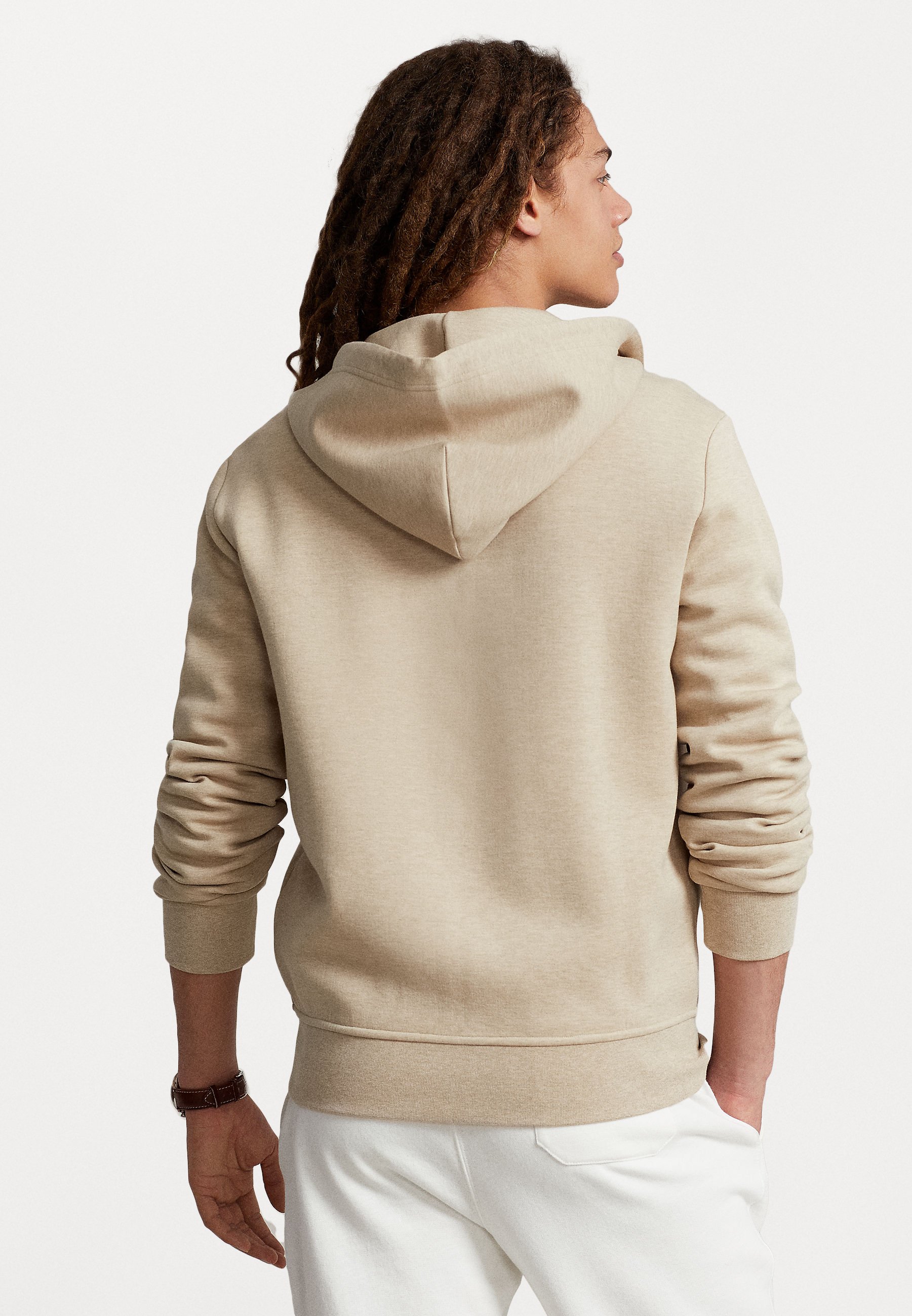 Polo Ralph Lauren LONG SLEEVE - Zip-up sweatshirt - sand heather/sand