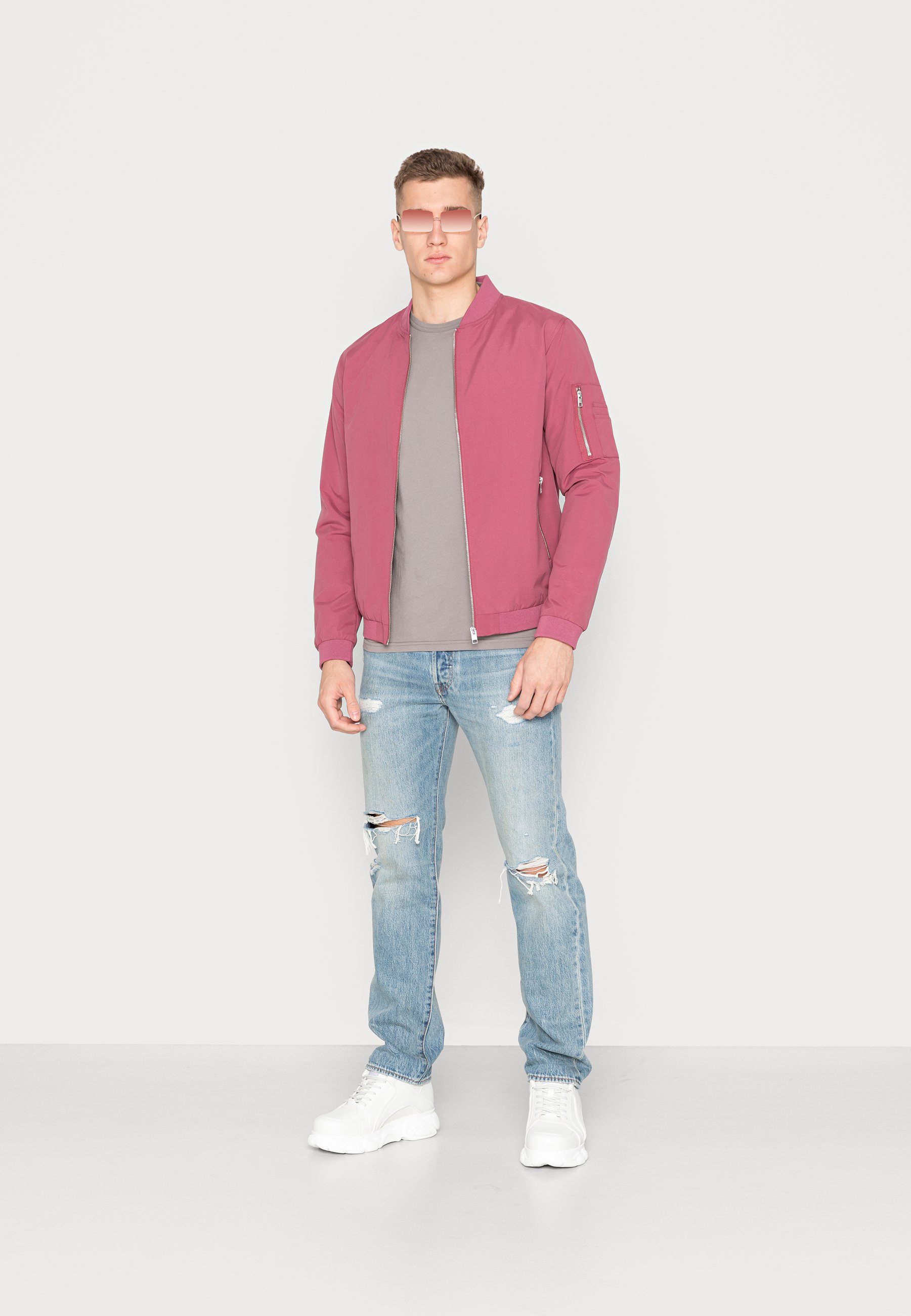 Levi's® 501® ORIGINAL - Straight leg jeans - light indigo destructed/light-blue denim