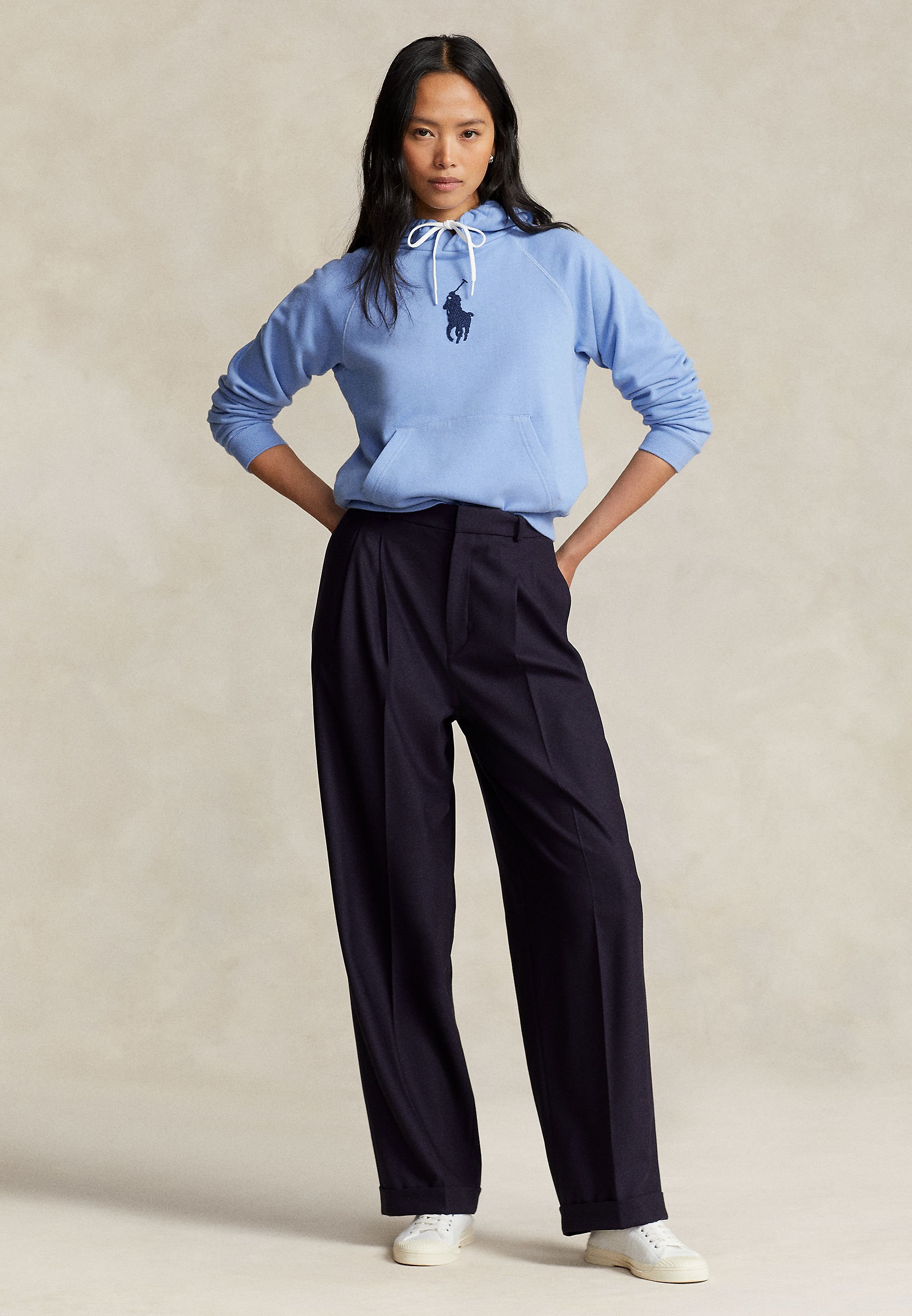 Polo Ralph Lauren LONG SLEEVE - Sweatshirt - blue
