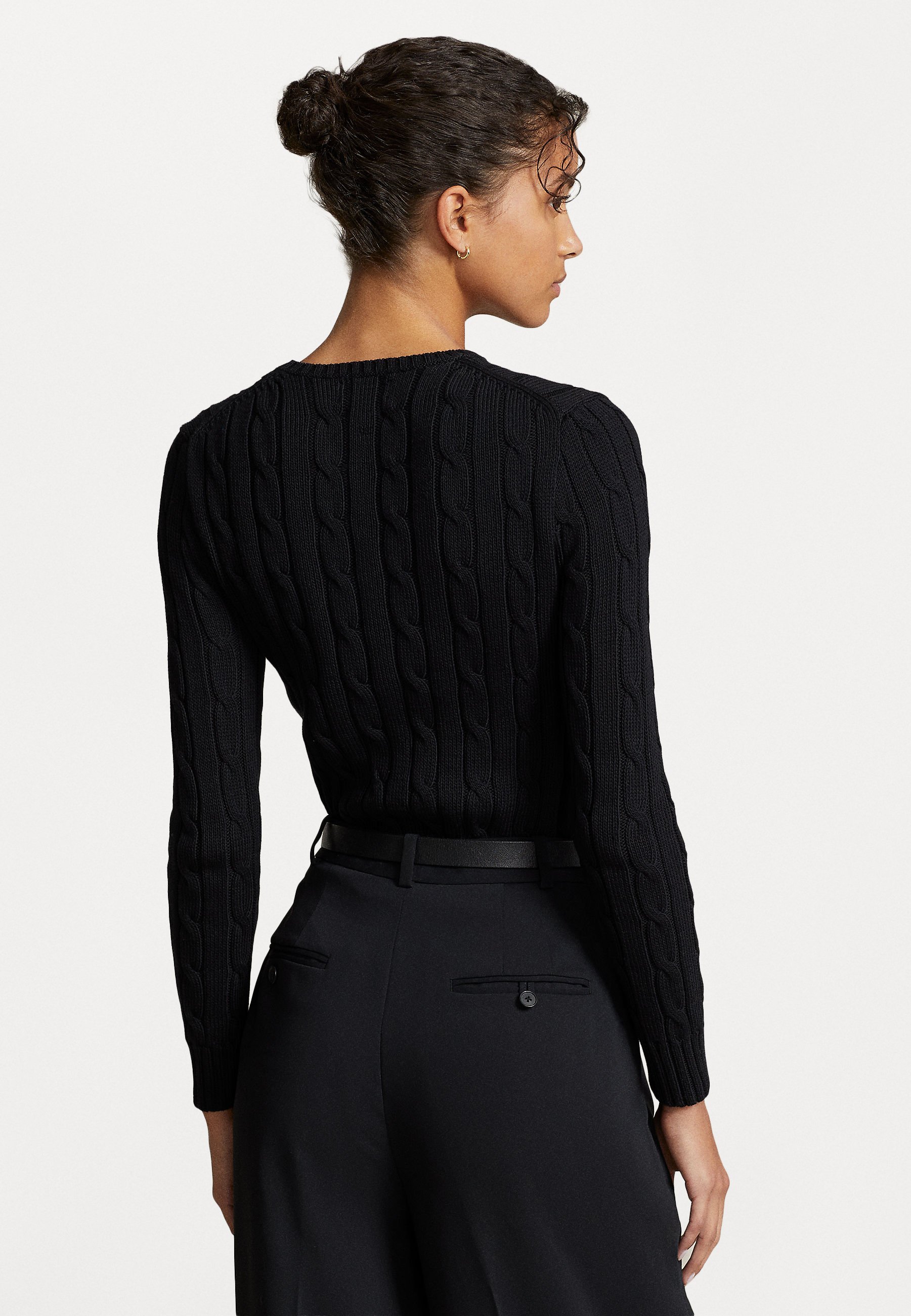 Polo Ralph Lauren JULIANNA LONG SLEEVE - Jumper - black