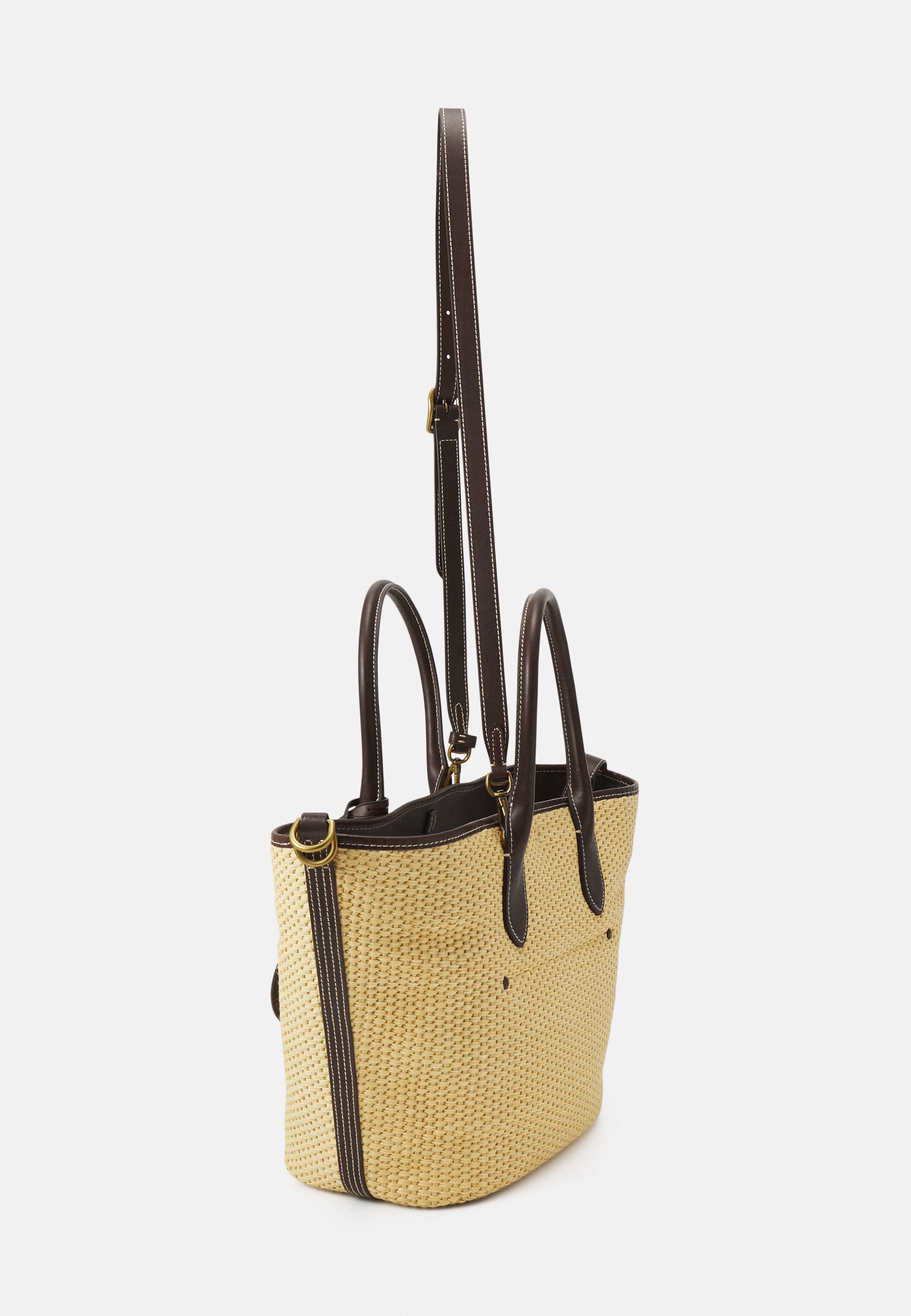 Polo Ralph Lauren TOTE MEDIUM - Handbag - natural/beige