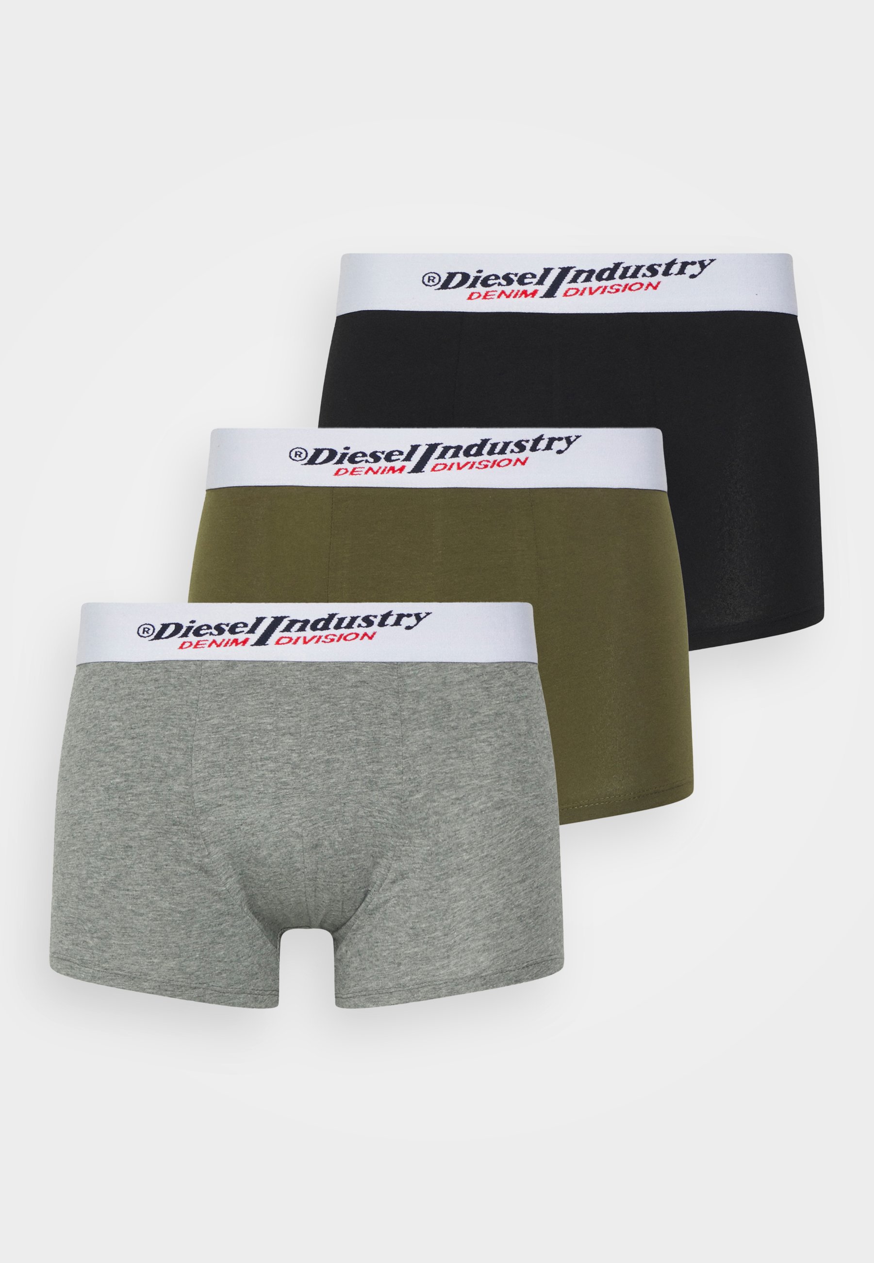 Diesel UMBX-DAMIEN 3 PACK - Pants - black/green/gray/black