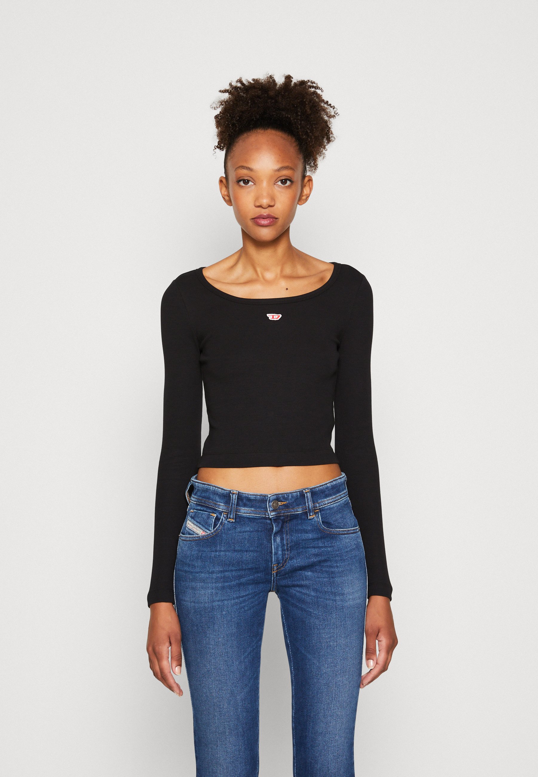 Diesel T-BALLET-D - Long sleeved top - black