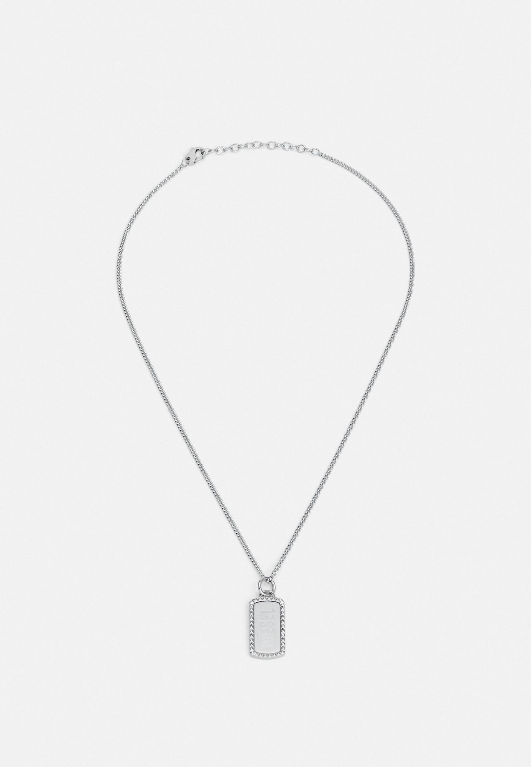 Diesel NECKLACE  - Necklace - silver coloured/silver-coloured