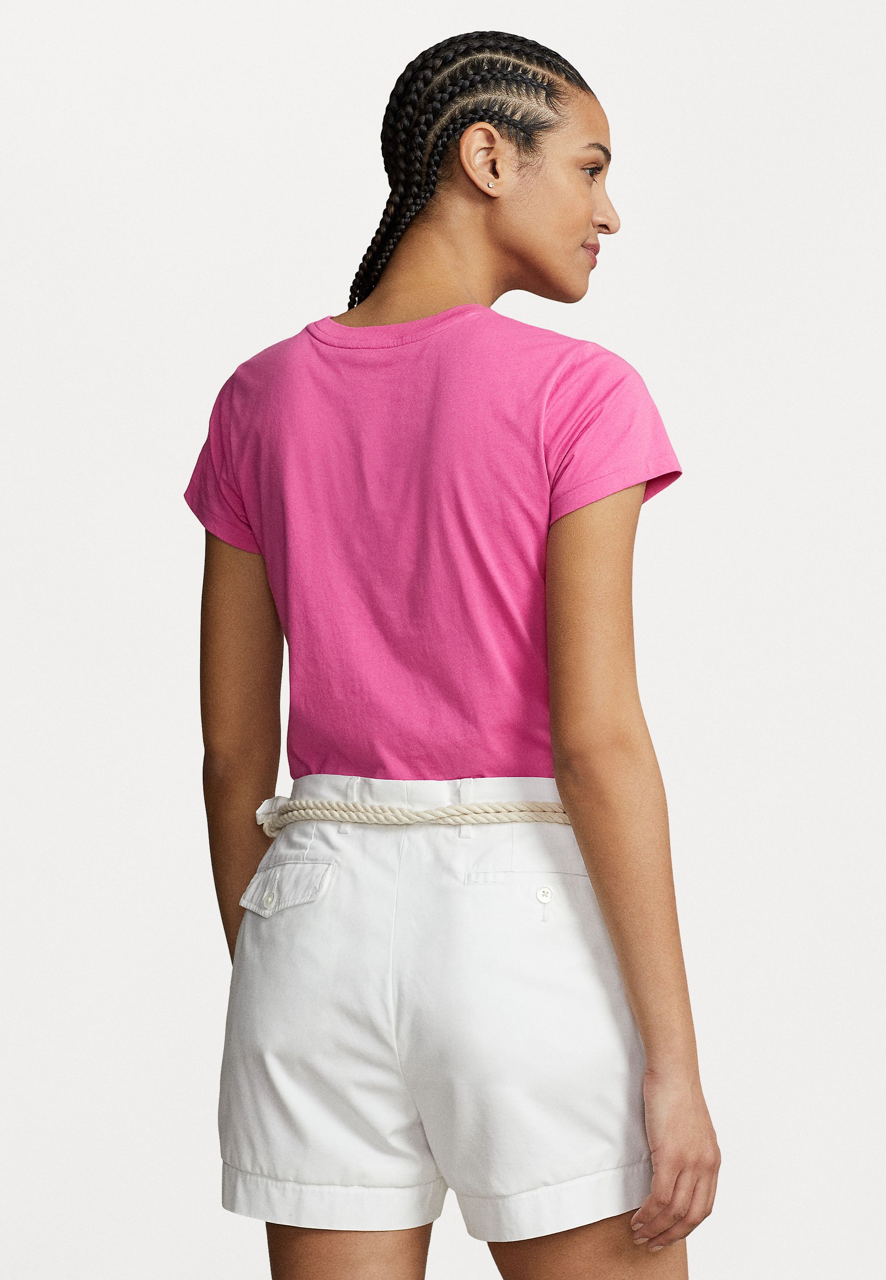 Polo Ralph Lauren SHORT SLEEVE - Basic T-shirt - pink glory/light pink