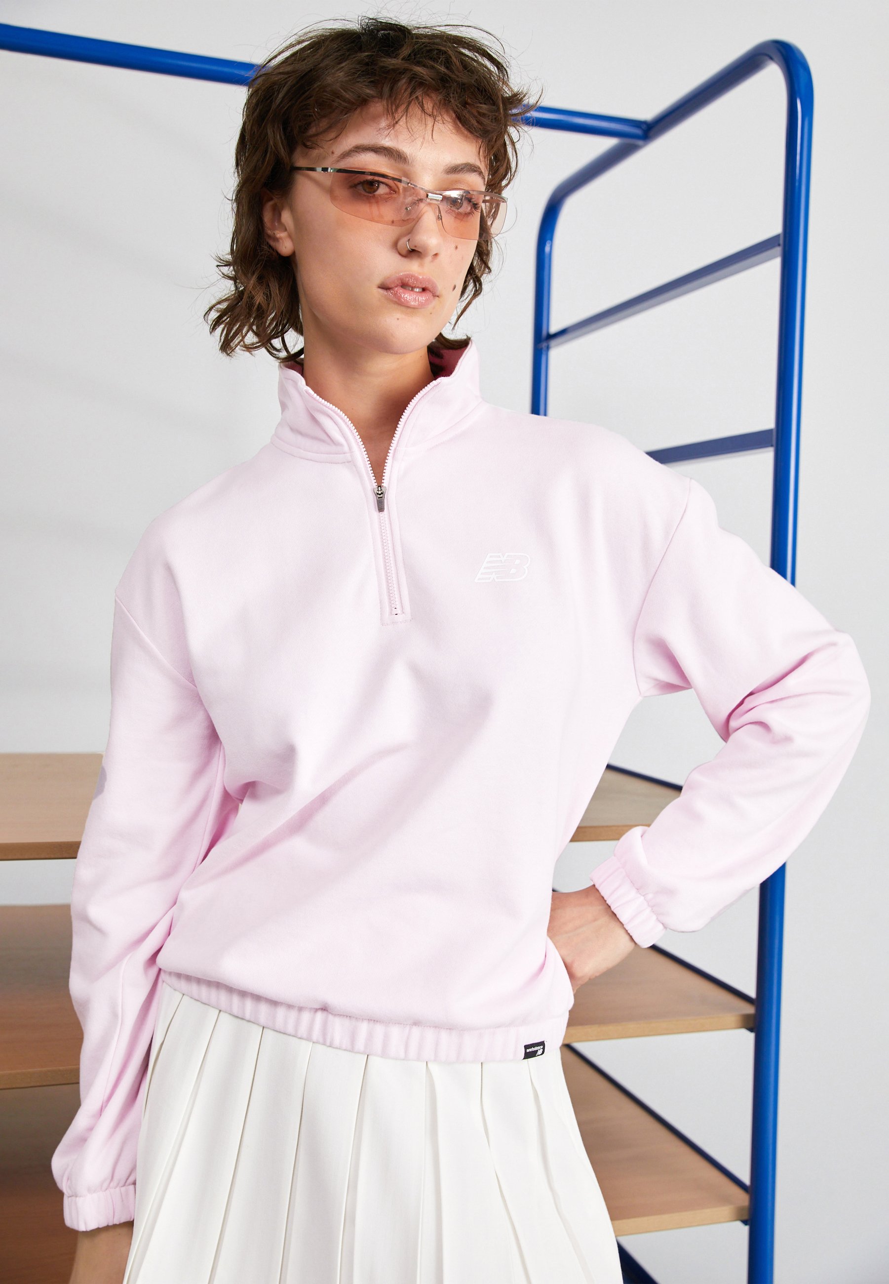 NB SPORT FRENCH TERRY - Sweatshirt - light raspberry/pink