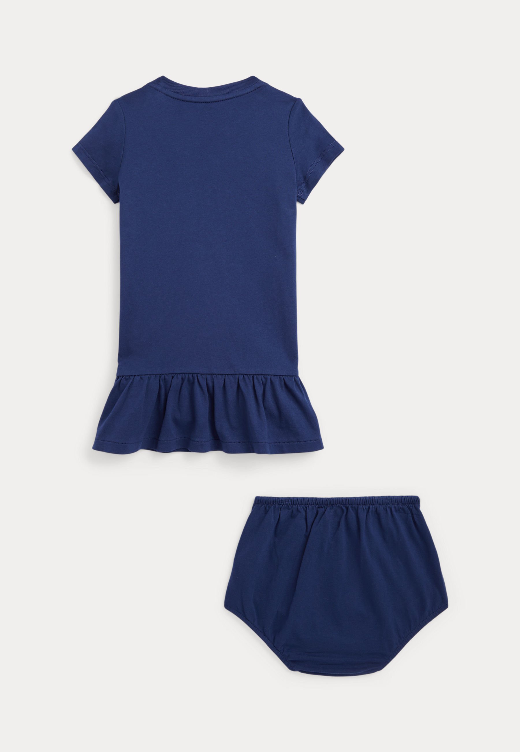Polo Ralph Lauren BEAR DAY DRESS - Jersey dress - freshwater/blue