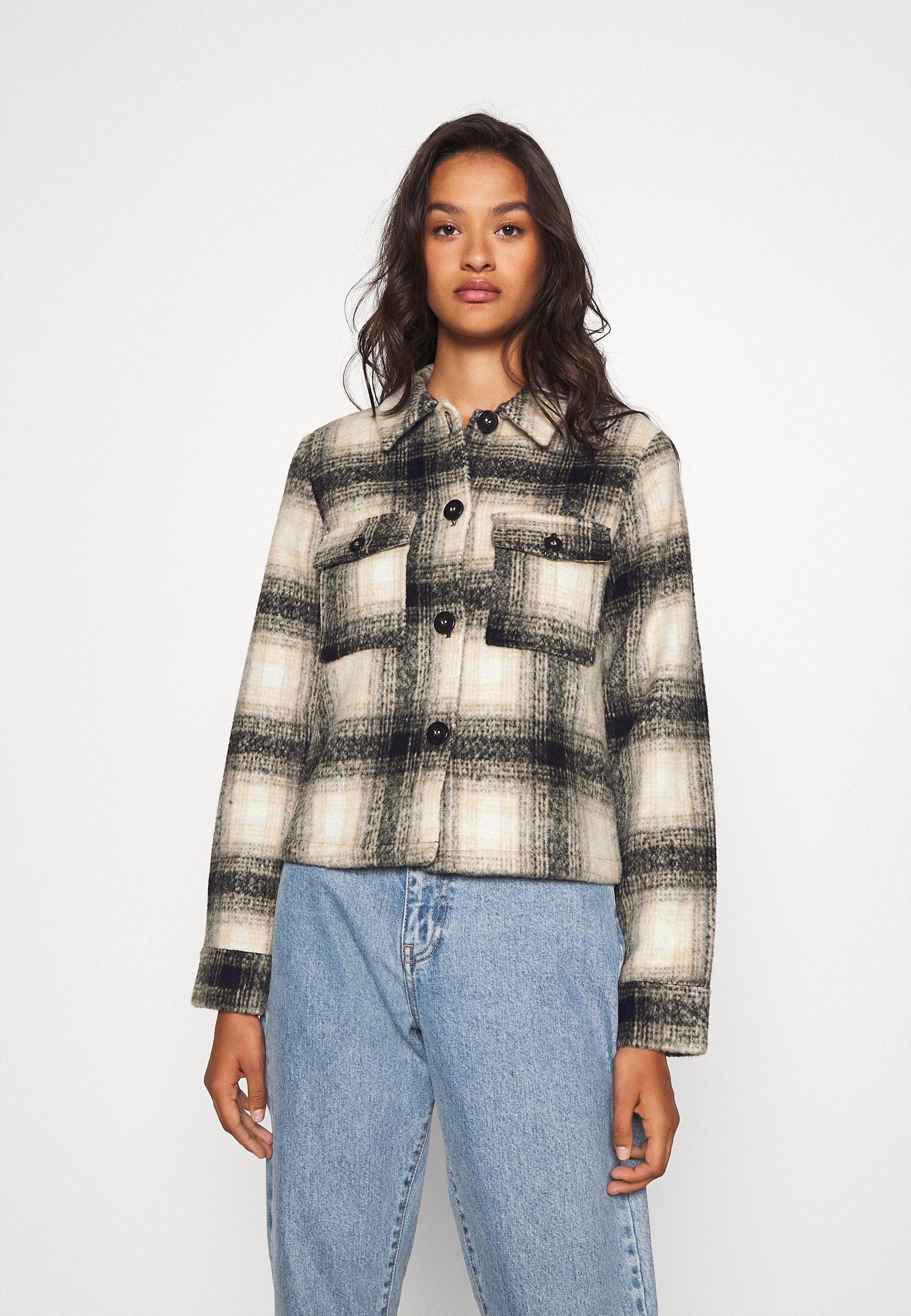 ONLY NOOS - Summer jacket - pumice stone/black/beige