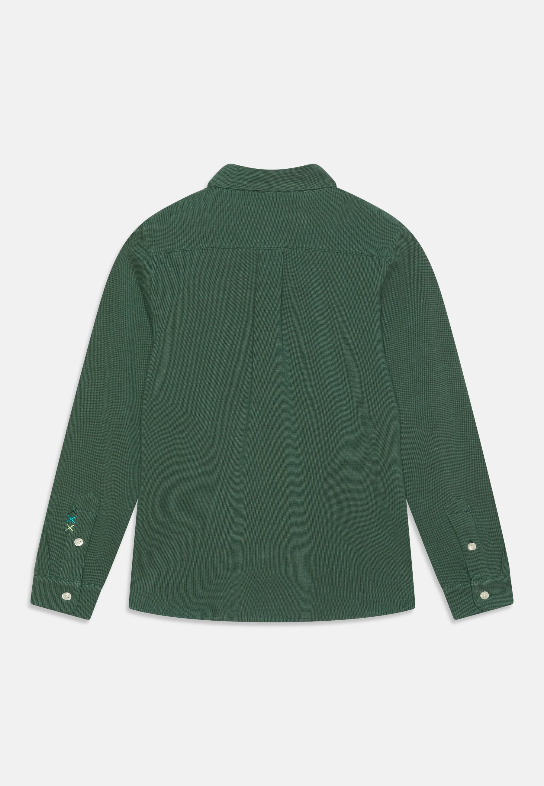 Scotch & Soda Shirt - forest green melange/khaki