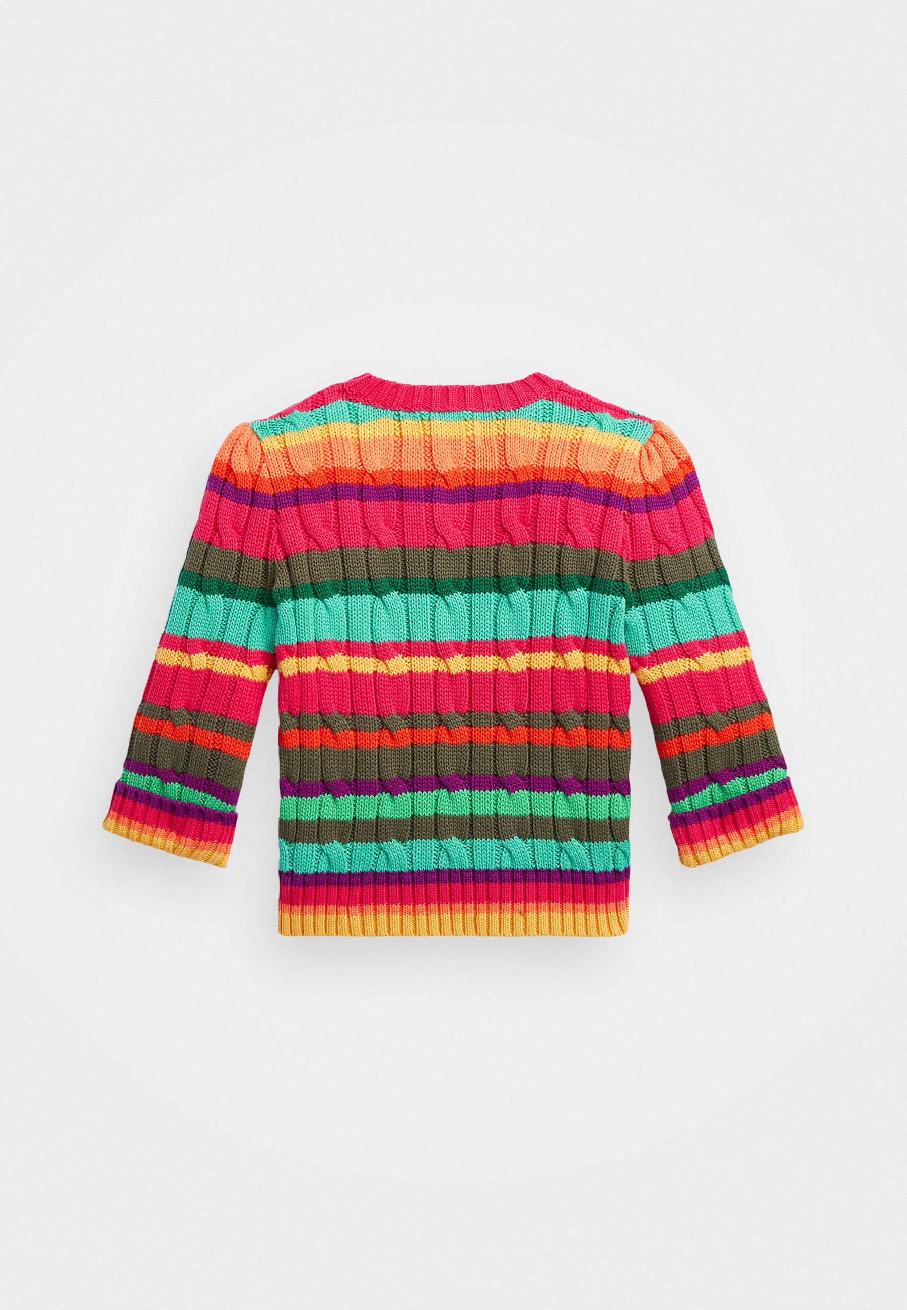 Polo Ralph Lauren CABLE - Jumper - key west green multi/multi-coloured