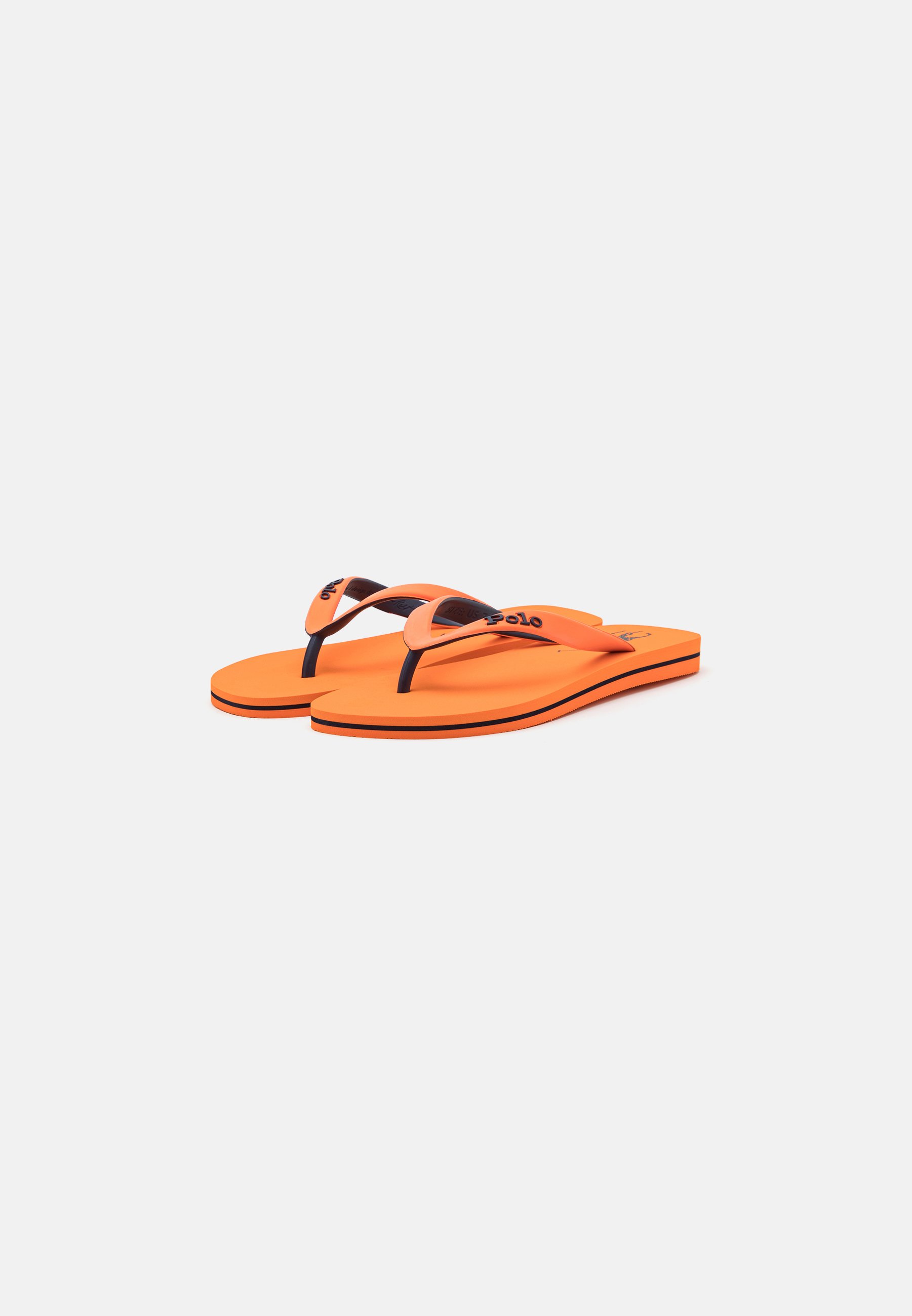 Polo Ralph Lauren BOLT UNISEX - Pool shoes - blaze racing orange/navy/orange