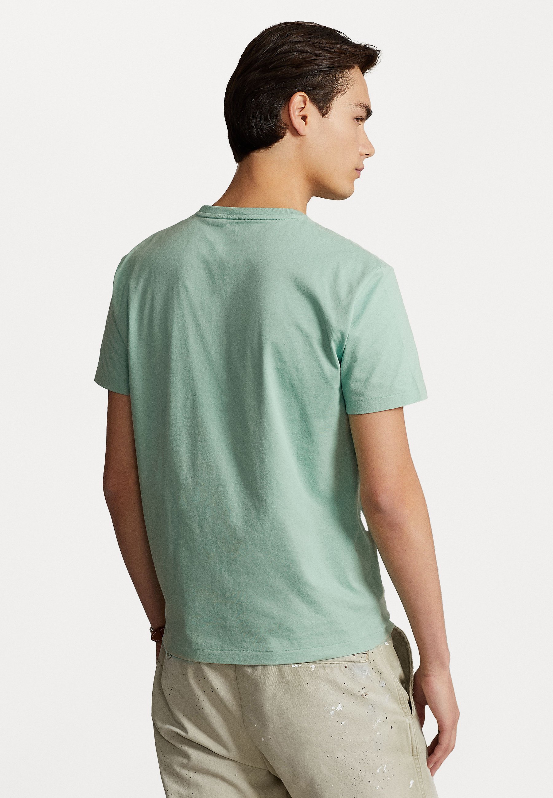 Polo Ralph Lauren SHORT SLEEVE - Basic T-shirt - essex green/green