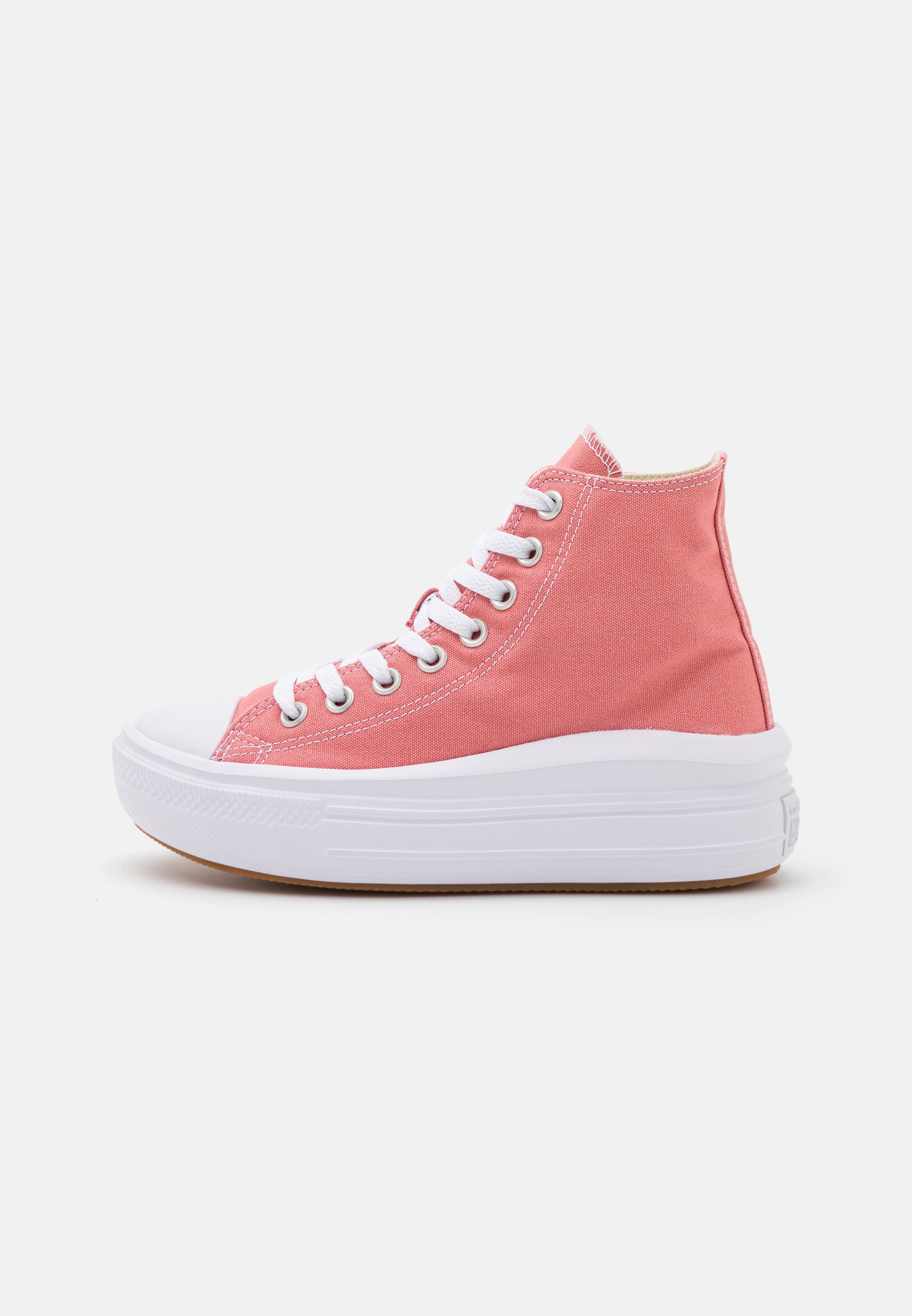 Converse CHUCK TAYLOR ALL STAR MOVE PLATFORM  - High-top trainers - ritual rose/white/pink