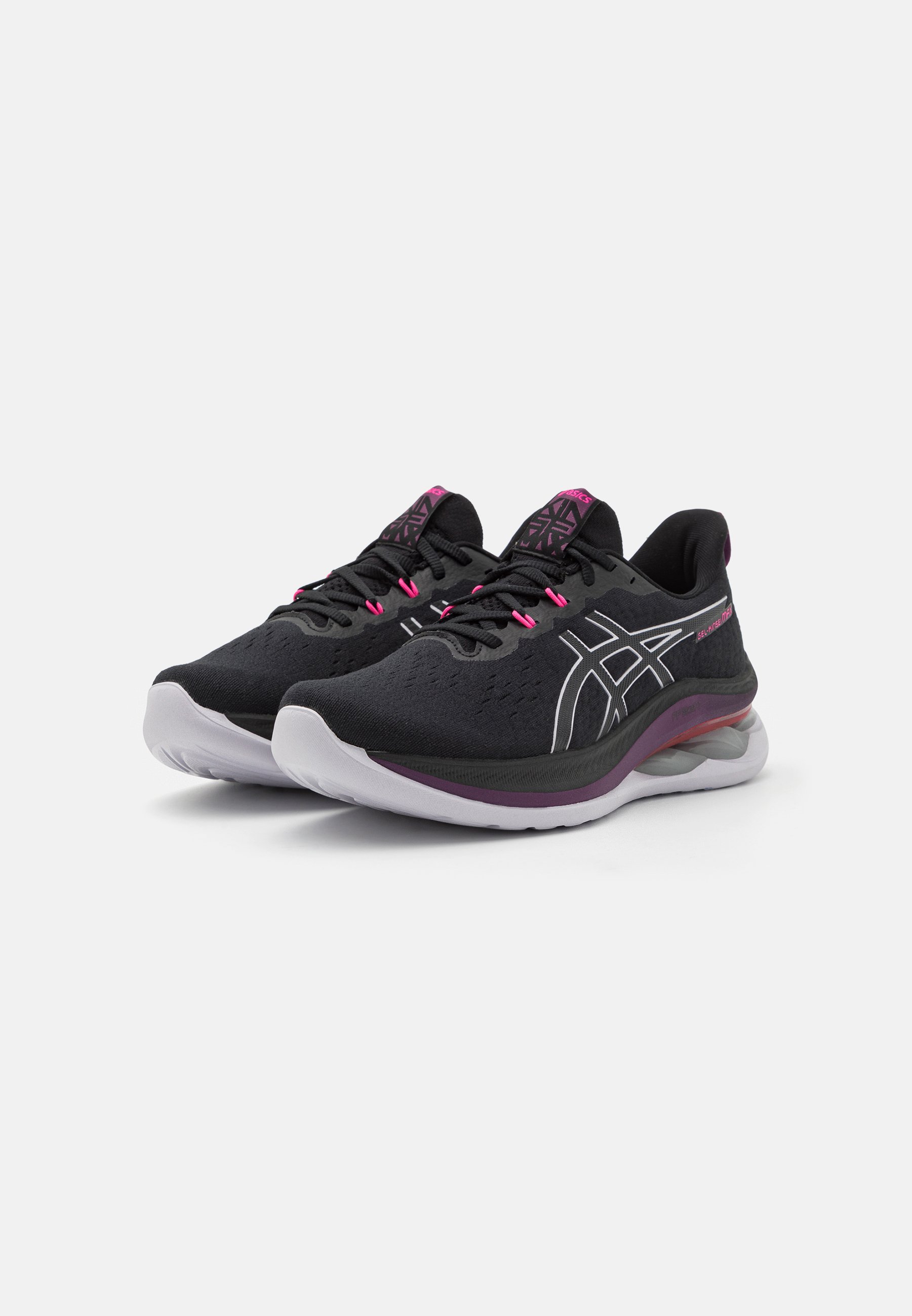 ASICS KINSEI MAX - Neutral running shoes - black/lilac hint/black