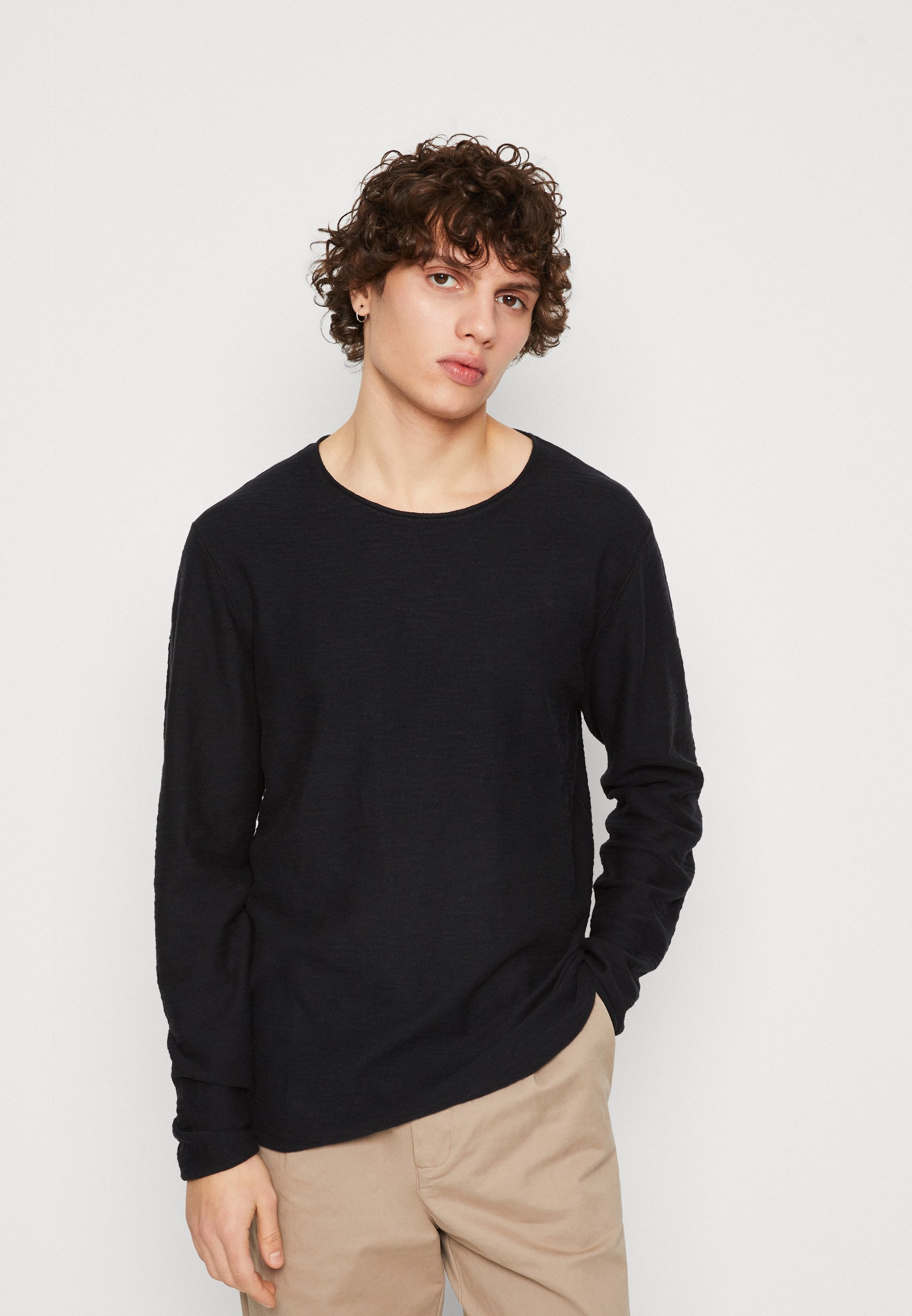 Jack &Jones JJSLUB CREW NECK - Jumper - black