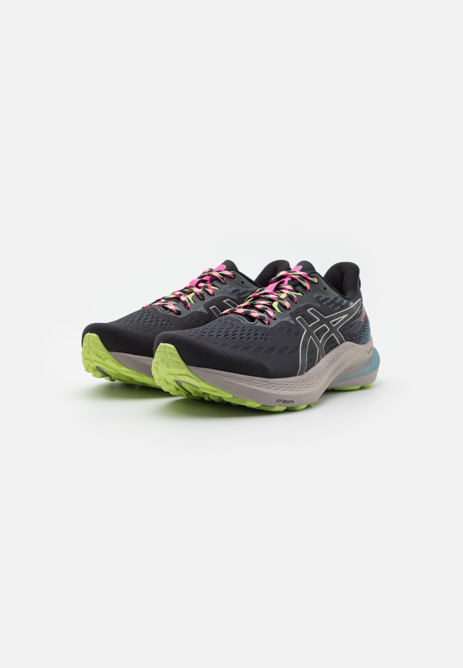 ASICS GT-2000 12 TR - Stabilty running shoes - nature bathing/lime green/taupe