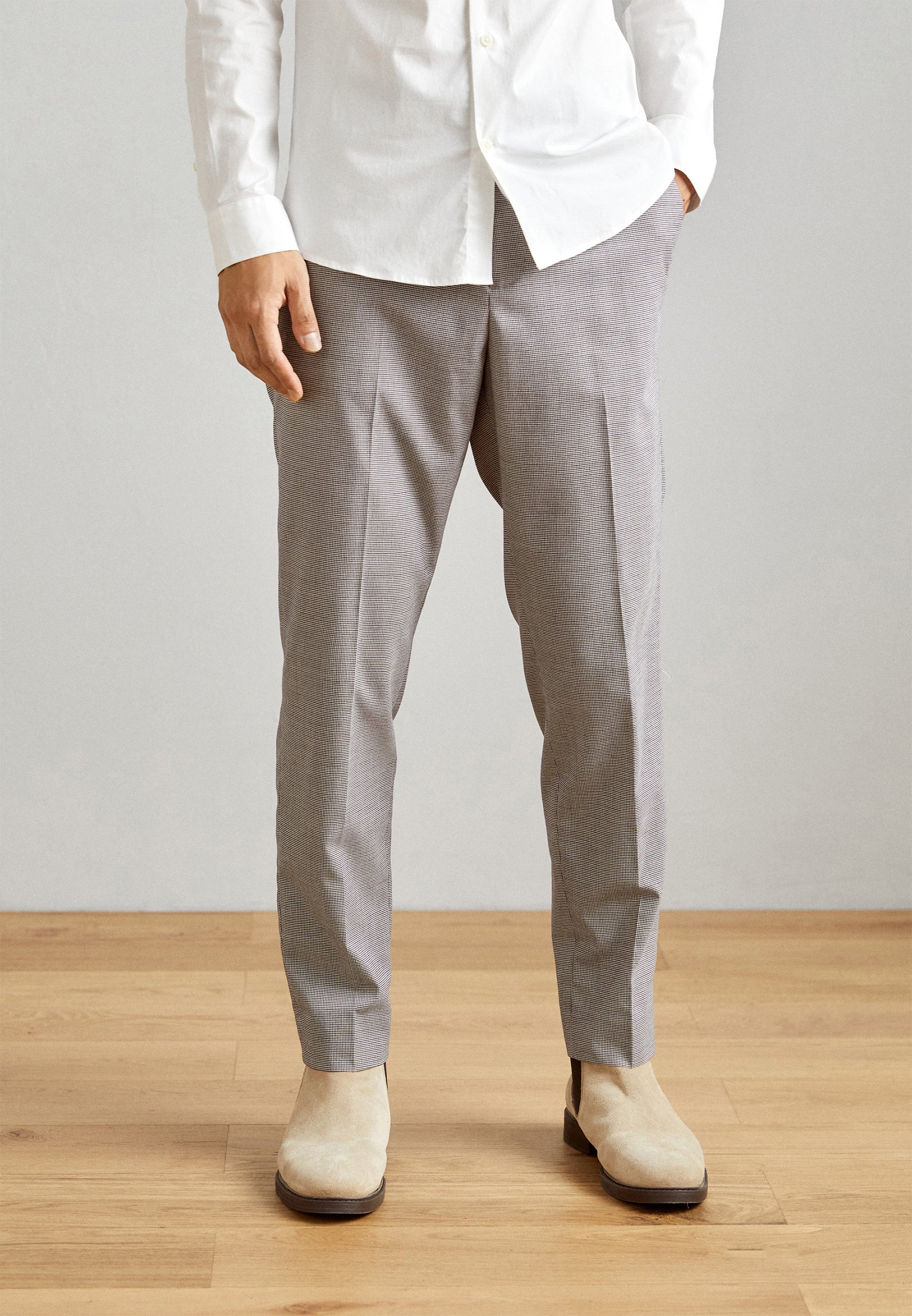 Scotch & Soda IRVING TAPERED  - Chinos - ecru night/grey