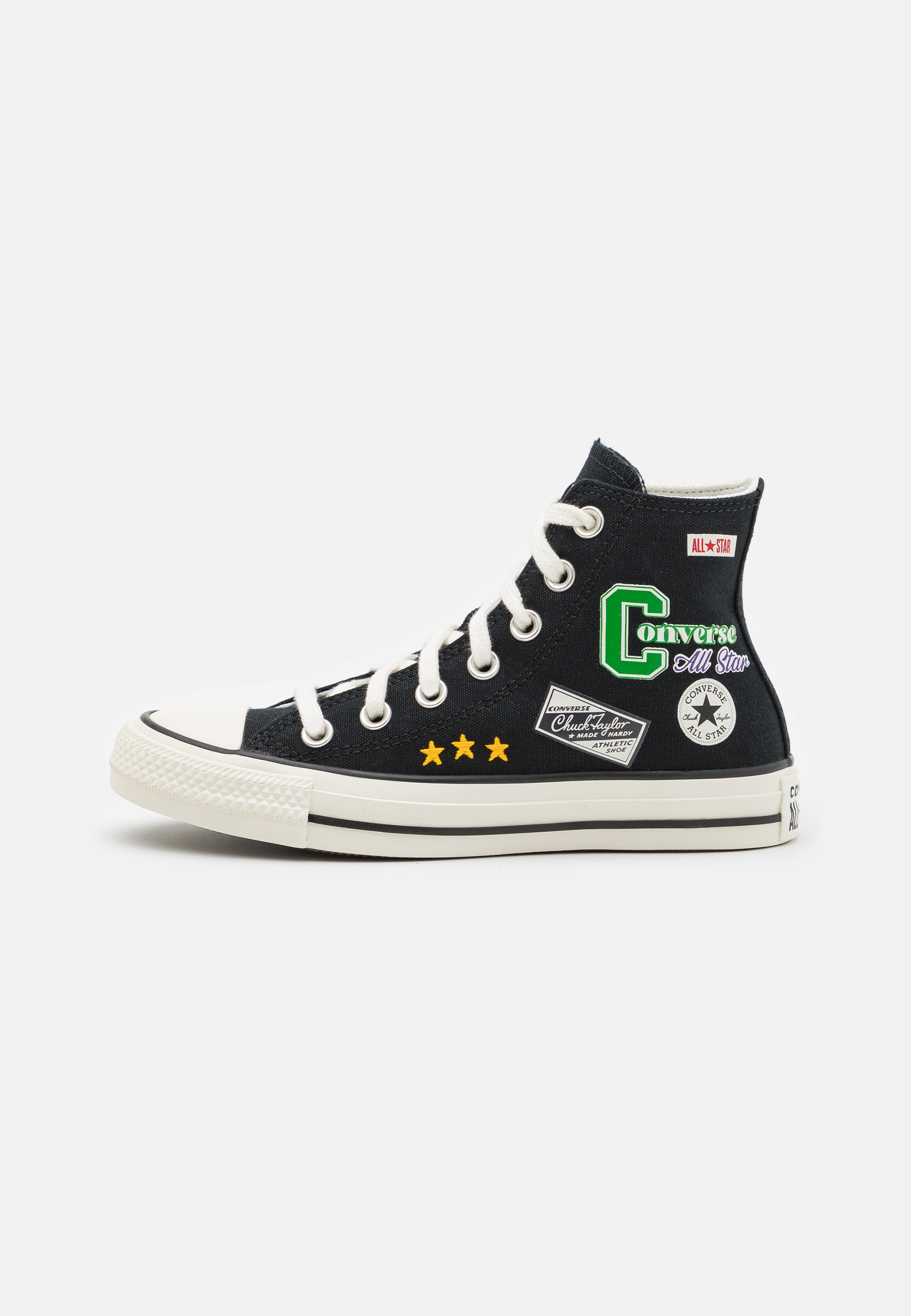 Converse CHUCK TAYLOR ALL STAR UNISEX - High-top trainers - black/white/green/black