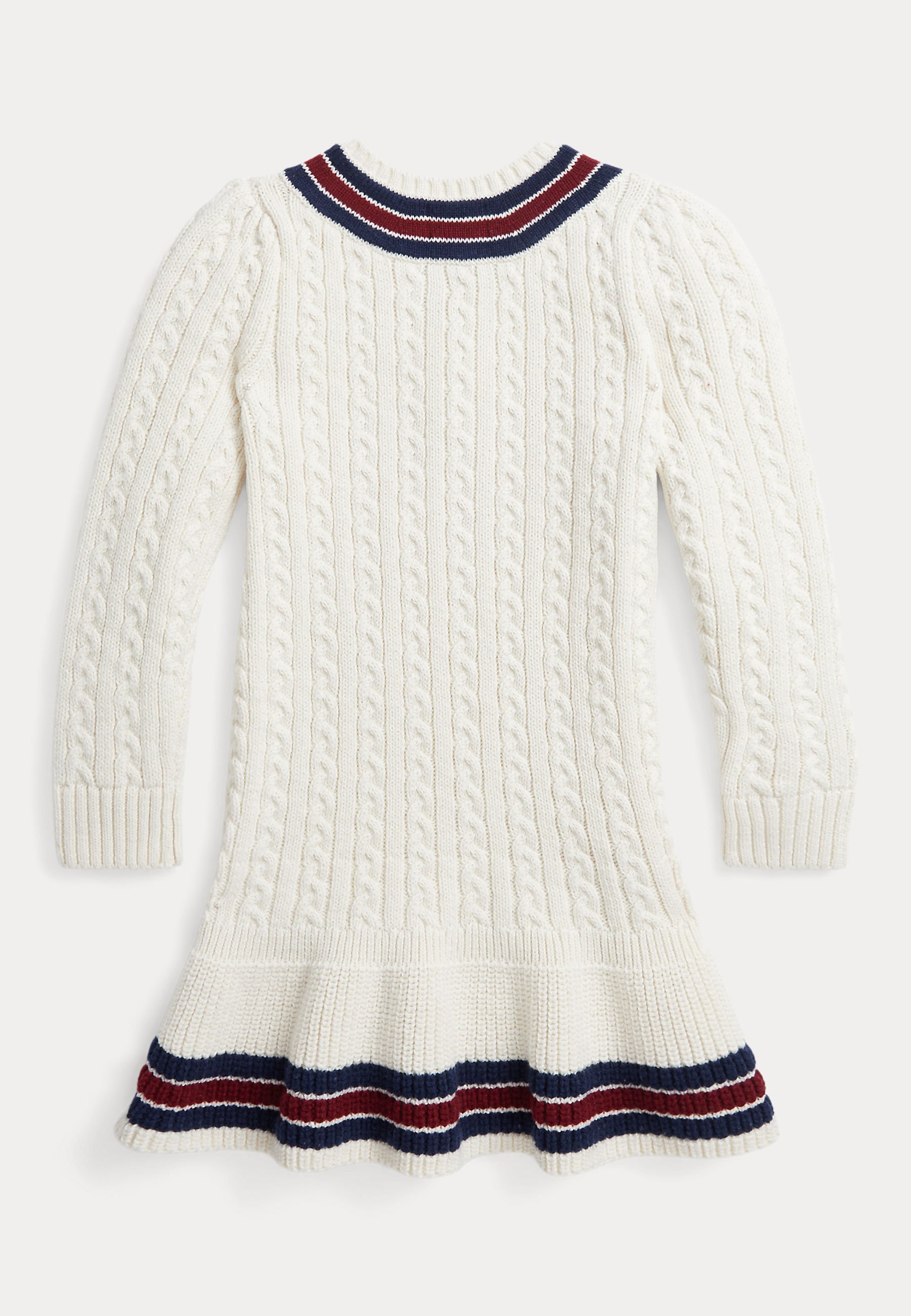 Polo Ralph Lauren CRICKET DAY DRESS - Jumper dress - cream multi/white