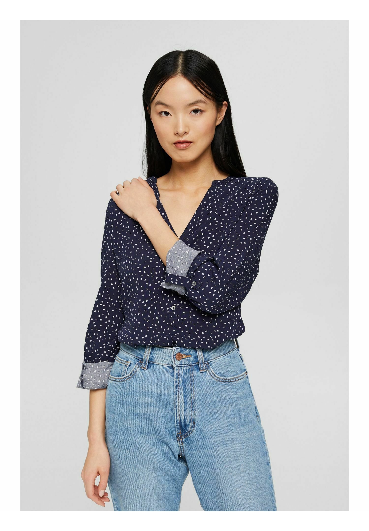 Esprit CORE FLUID  - Blouse - new navy/blue