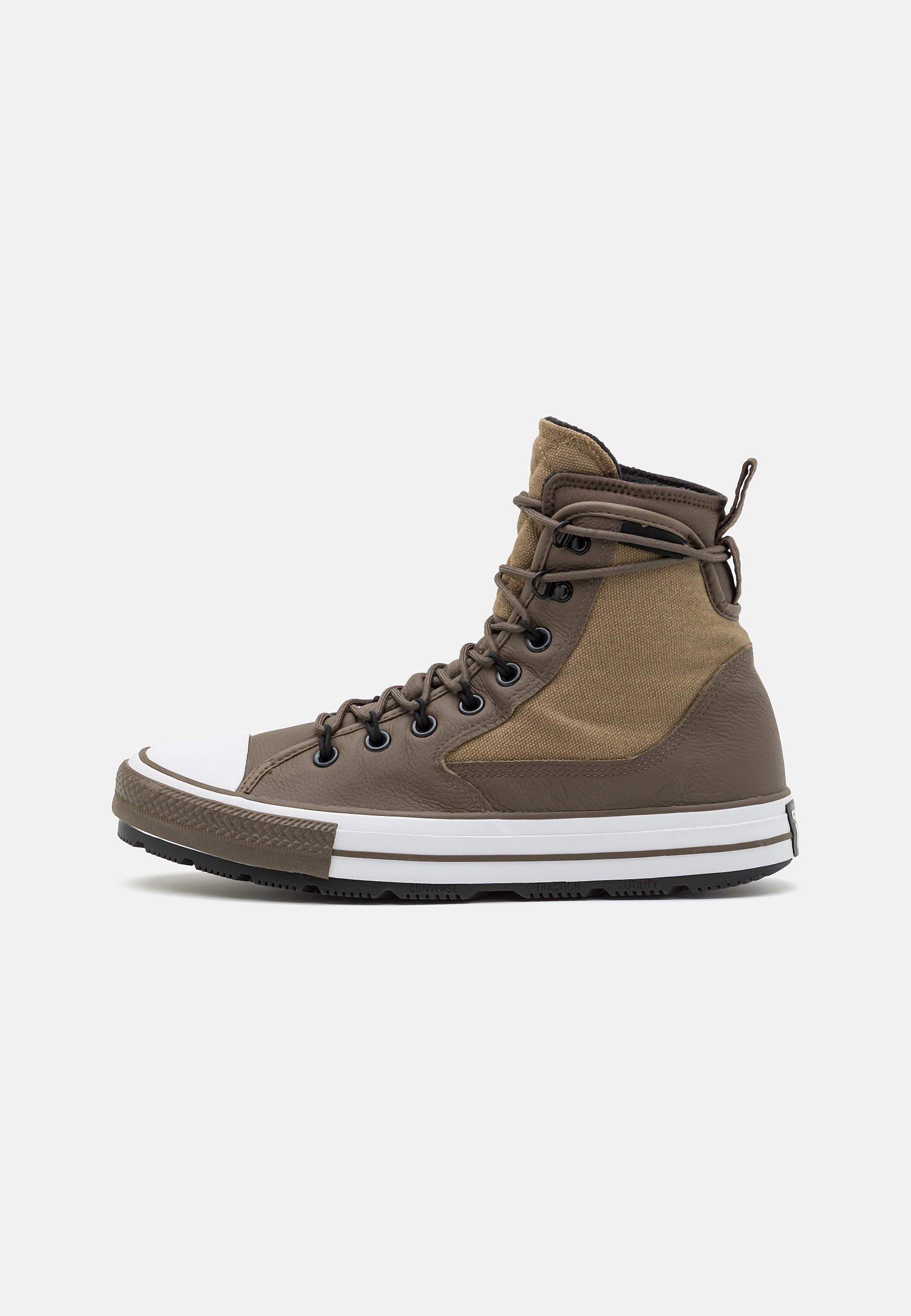 Converse ALL STAR ALL TERRAIN UNISEX - High-top trainers - engine smoke/squirmy worm/brown