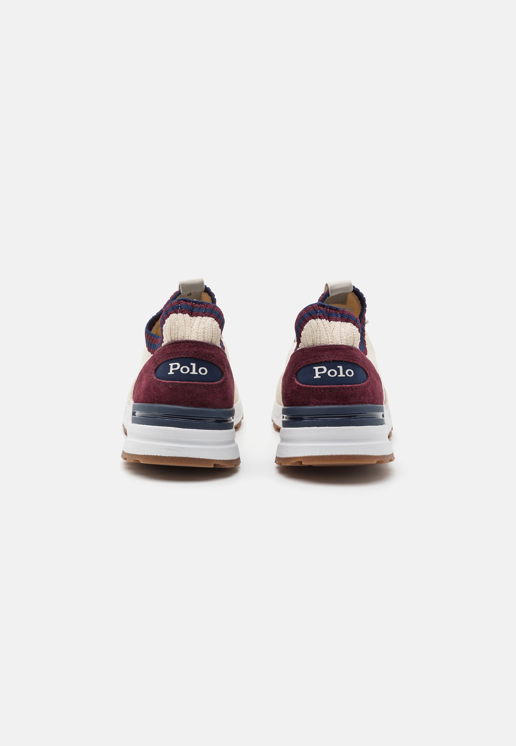 Polo Ralph Lauren TRKSTR 200 LACE UNISEX - Trainers - ecru/wine/navy/off-white