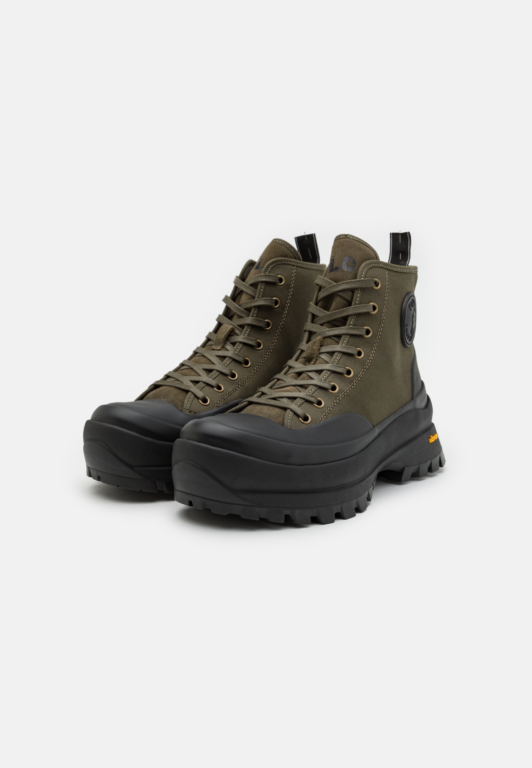 Polo Ralph Lauren ARMIN LACE UNISEX - High-top trainers - dark green